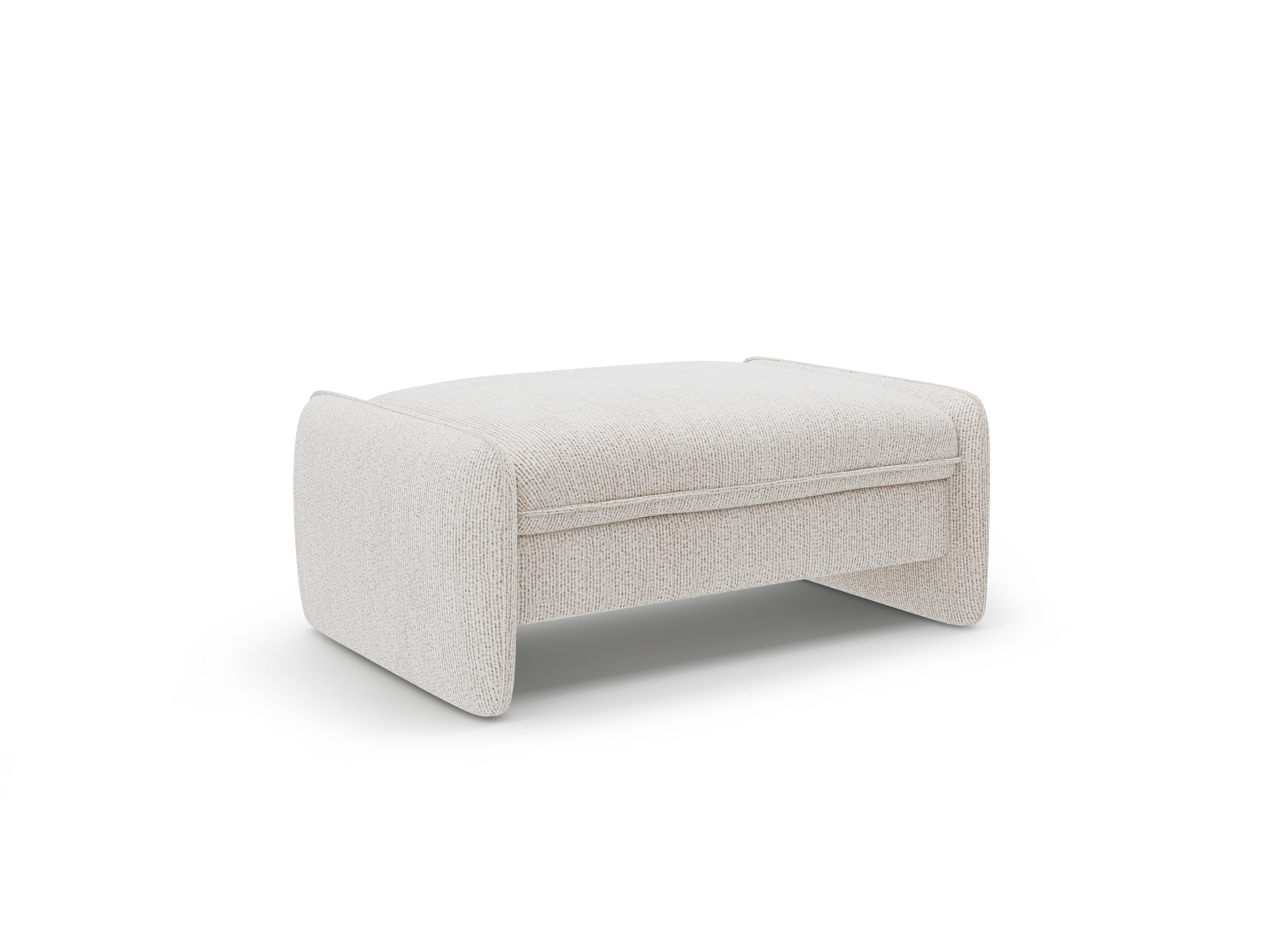Puff GEORGIA beige Chenille