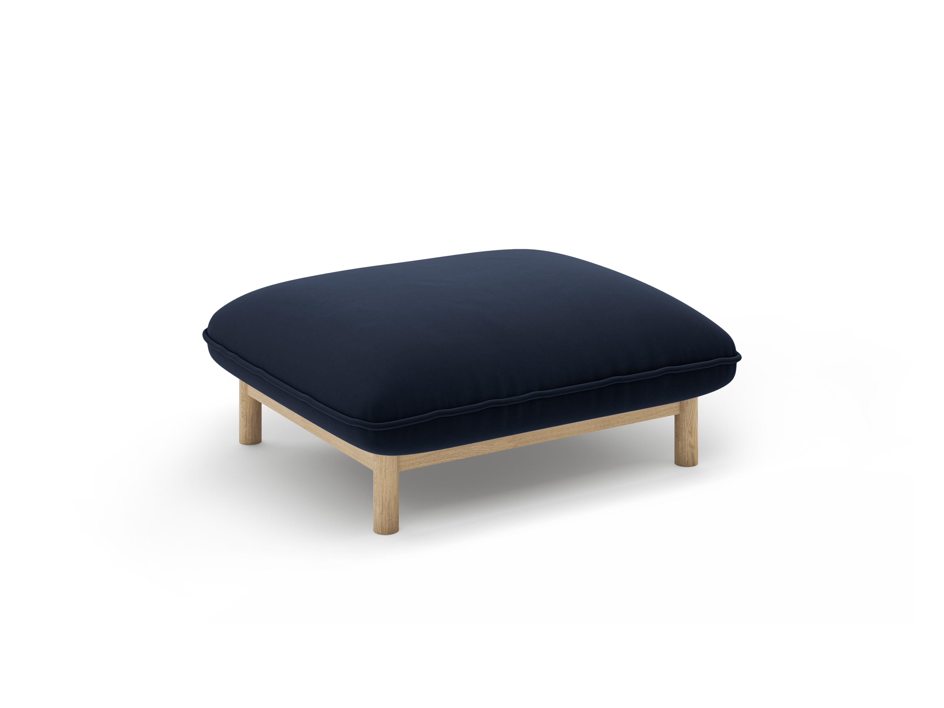 Velvet Pouf ADA Royal Blue