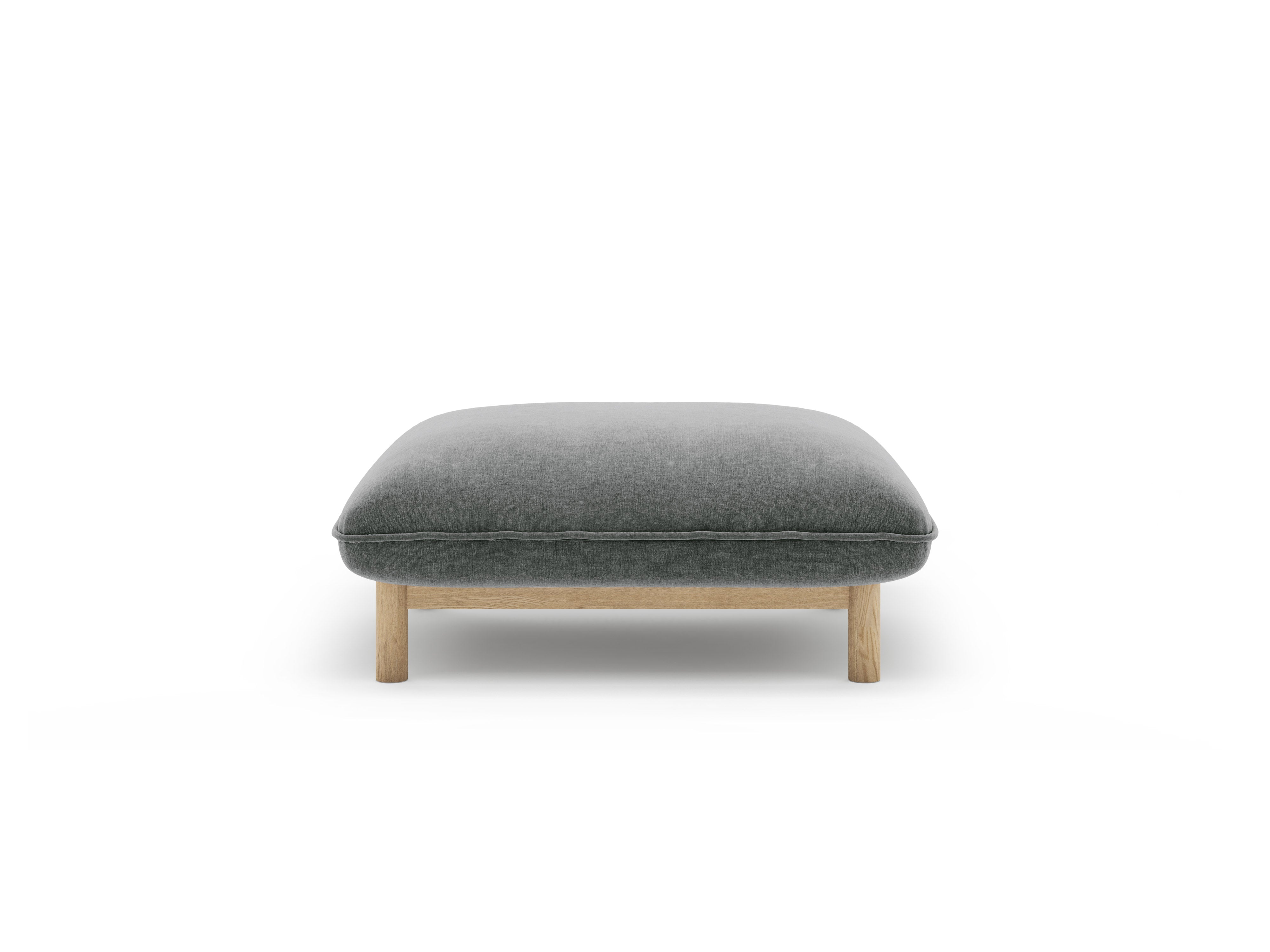 Puf ADA dunkelgrau Chenille