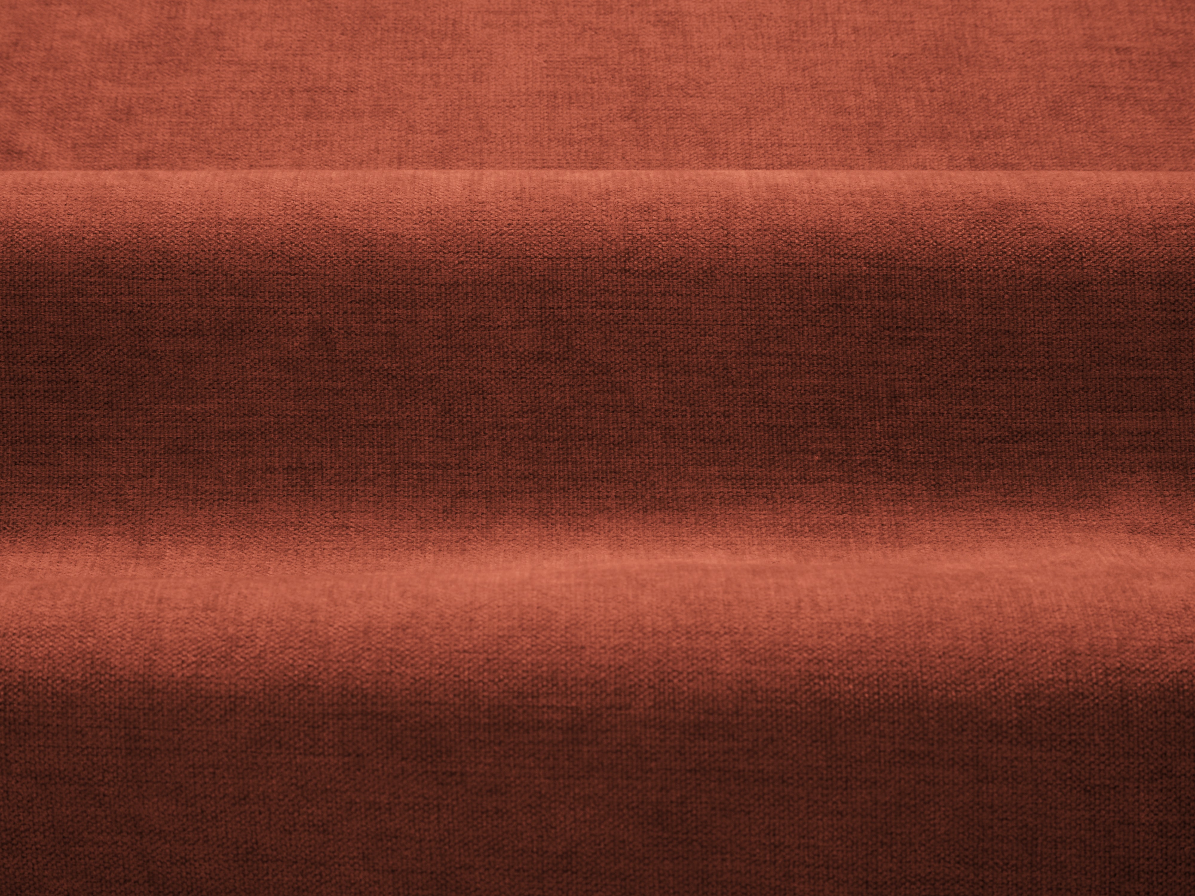 Right-hand corner sofa ADA in chestnut chenille