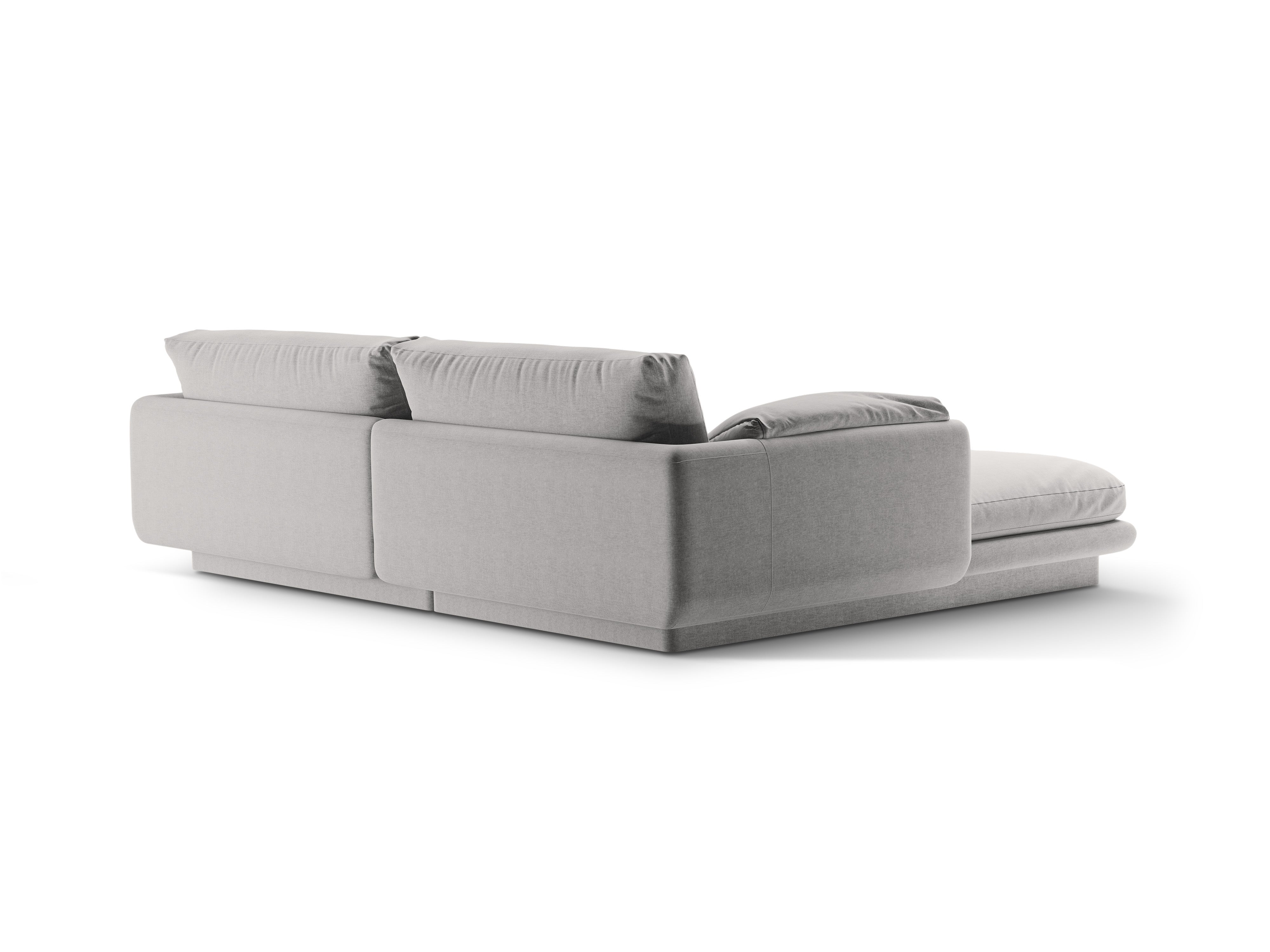 Right-sided corner 3-person Torino light gray