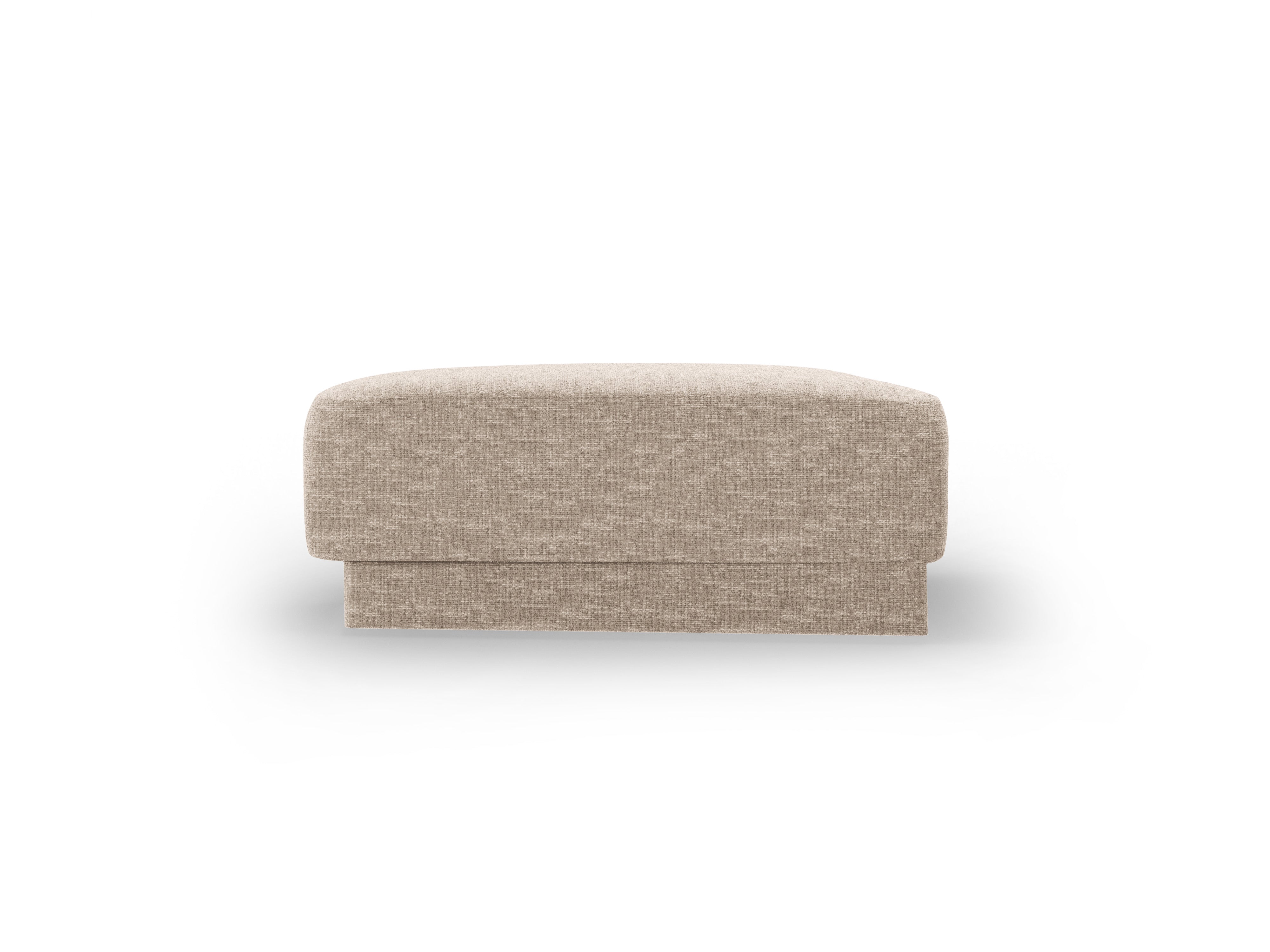 Pouf / Modul MILEY beige schimmernder Chenille