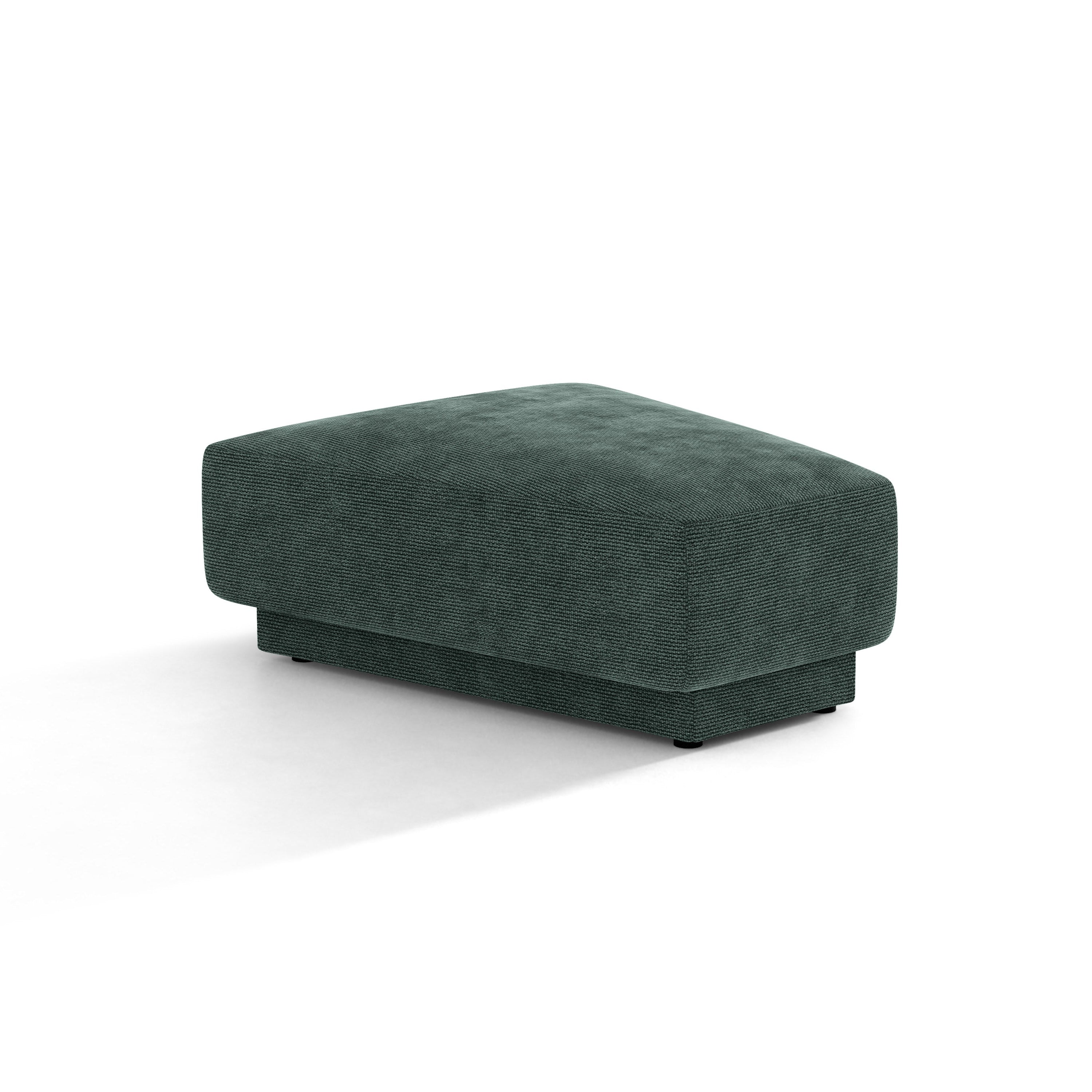 Pouf / Modul MILEY petrolblau samtig