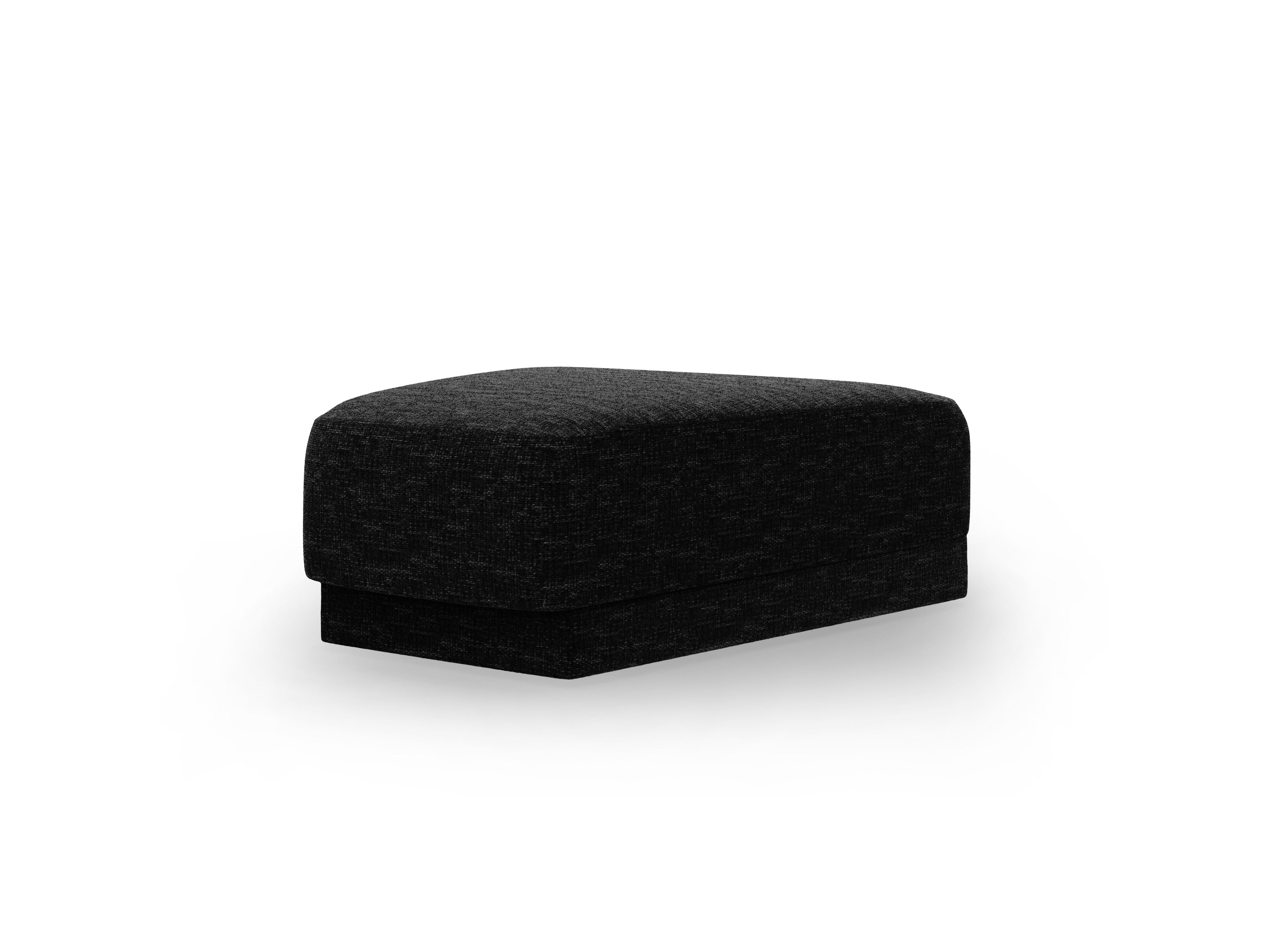 Pouf / Modul MILEY schwarzer Chenille
