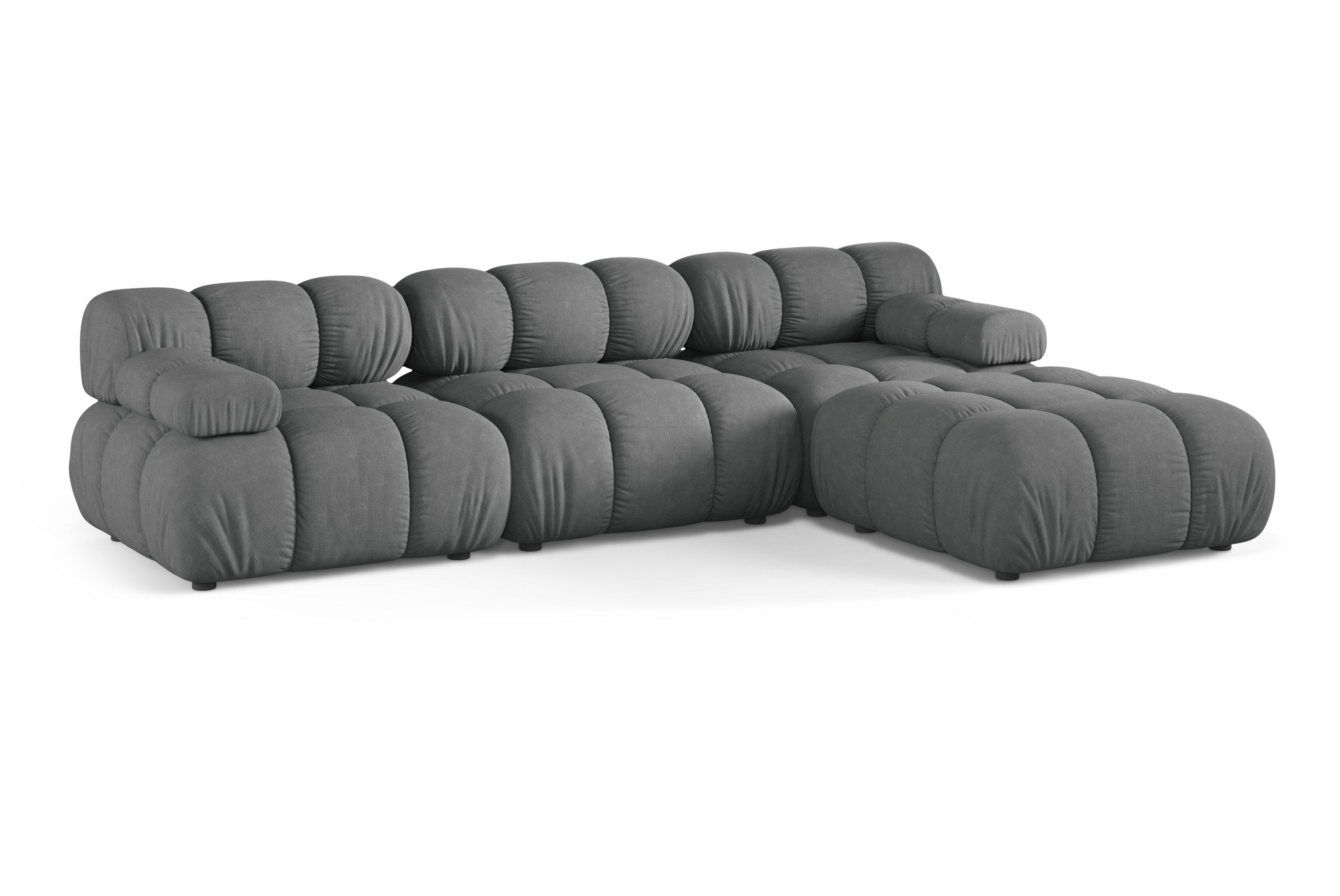 Universelle Eckcouch BELLIS grau