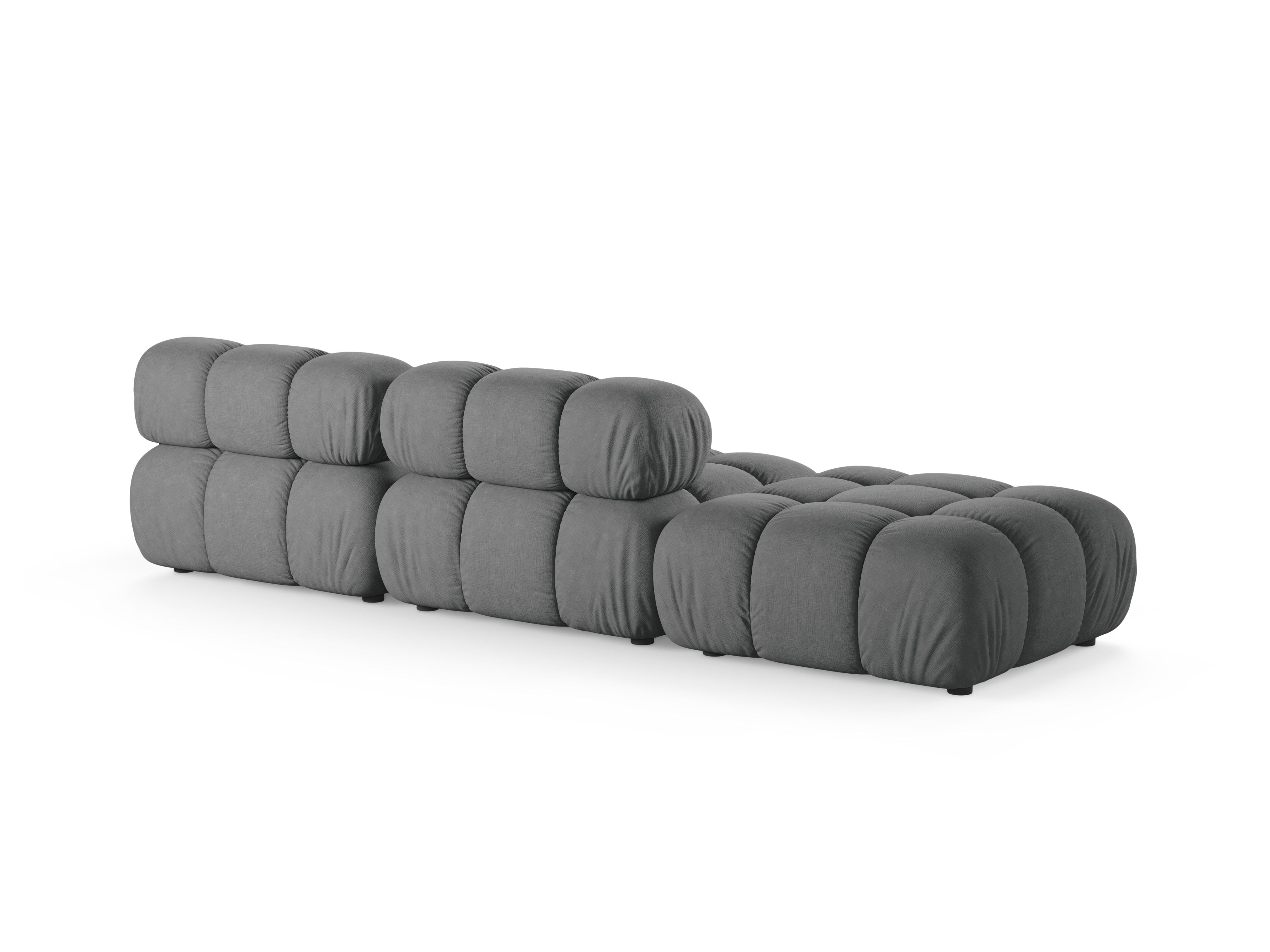 Modulares offenes Sofa BELLIS linksseitig in Grau