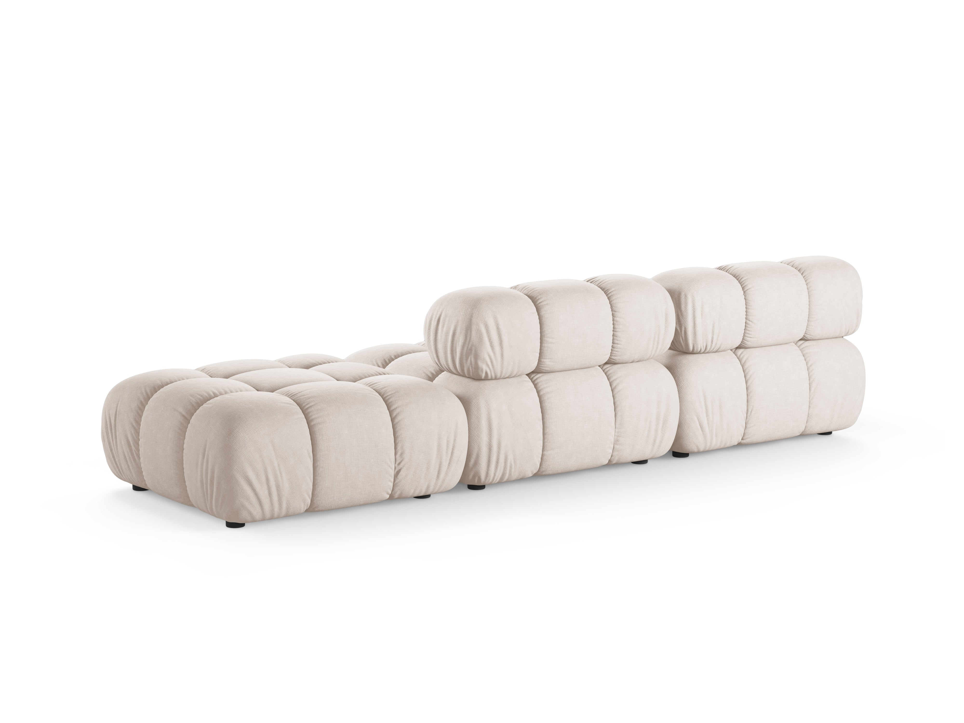 Modulares offenes Sofa BELLIS rechtsseitig in Beige