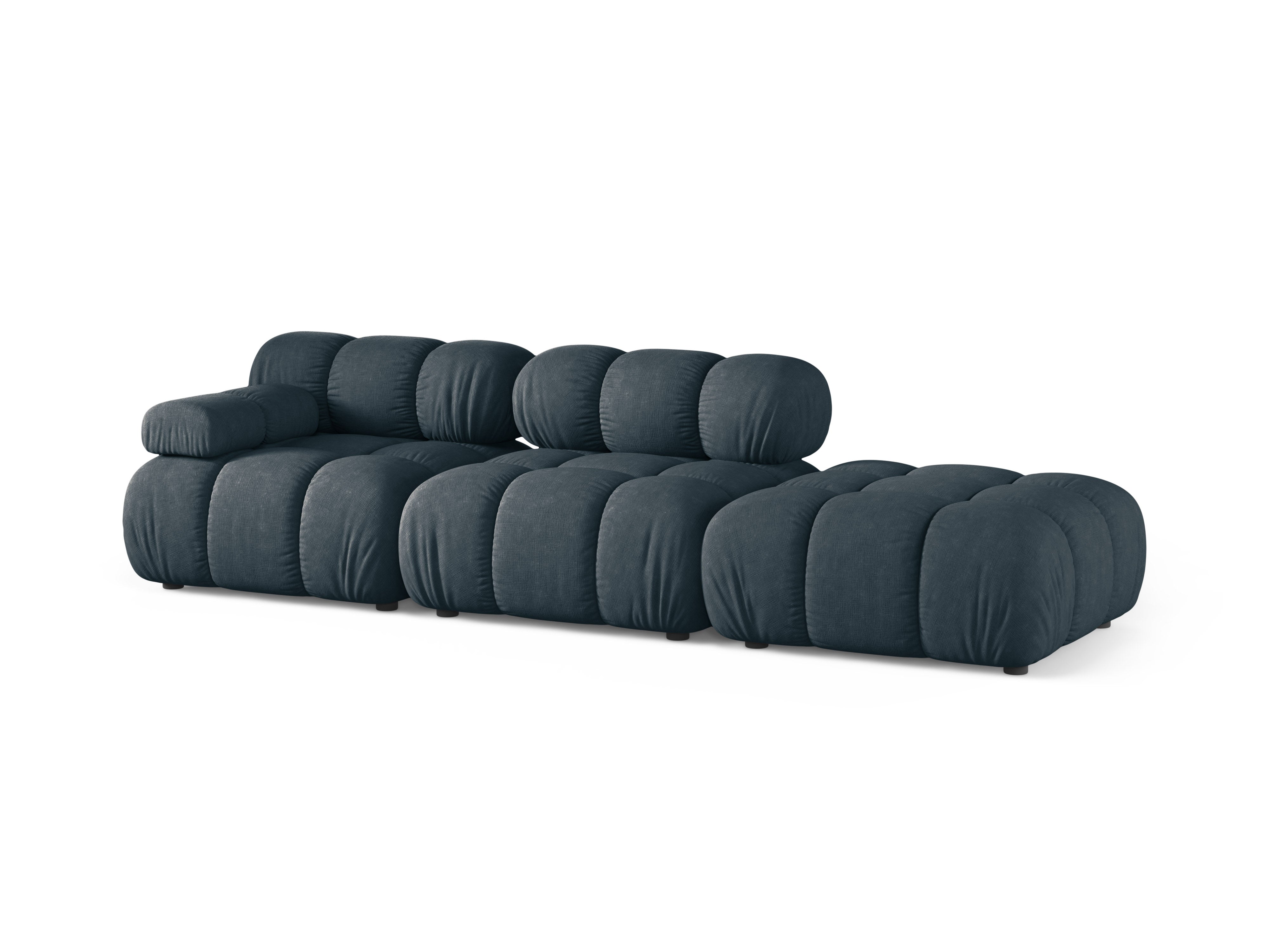 Modulares Sofa mit offener rechter Seite BELLIS in tiefem Petrol