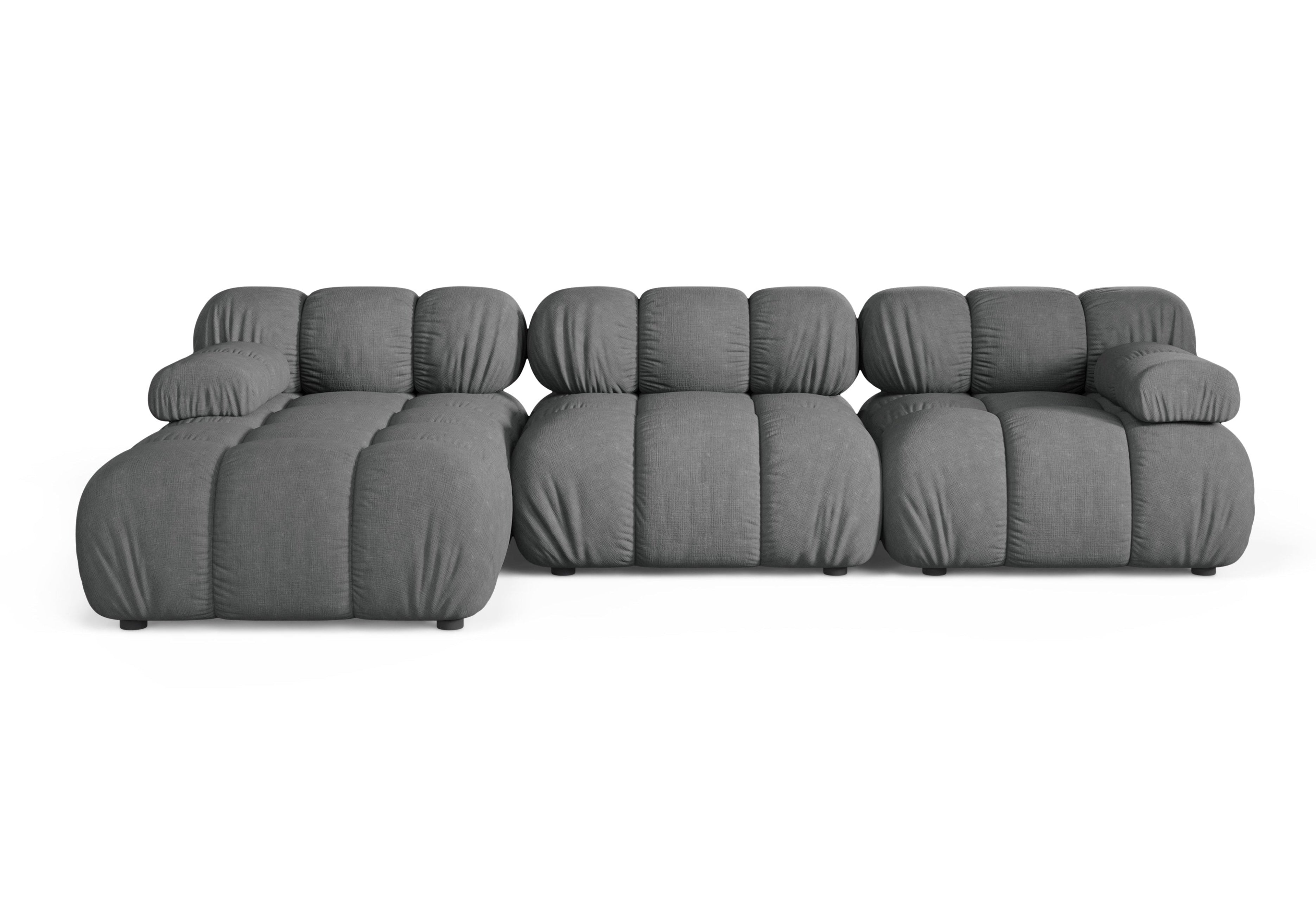 Narożnik 3-osobowy lewostronny BELLIS szary