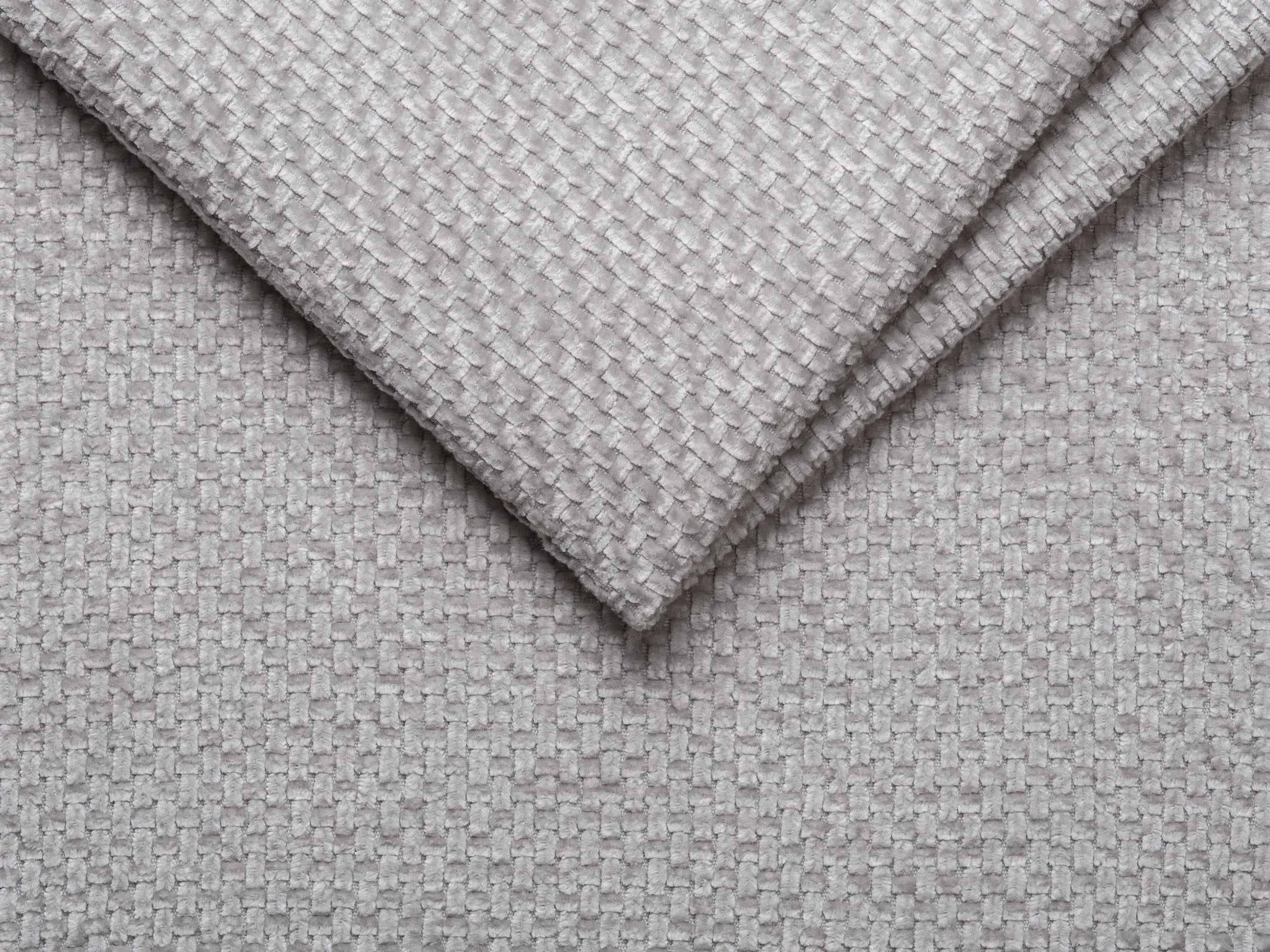 Right-facing modular sofa for 6 people MILEY gray chenille