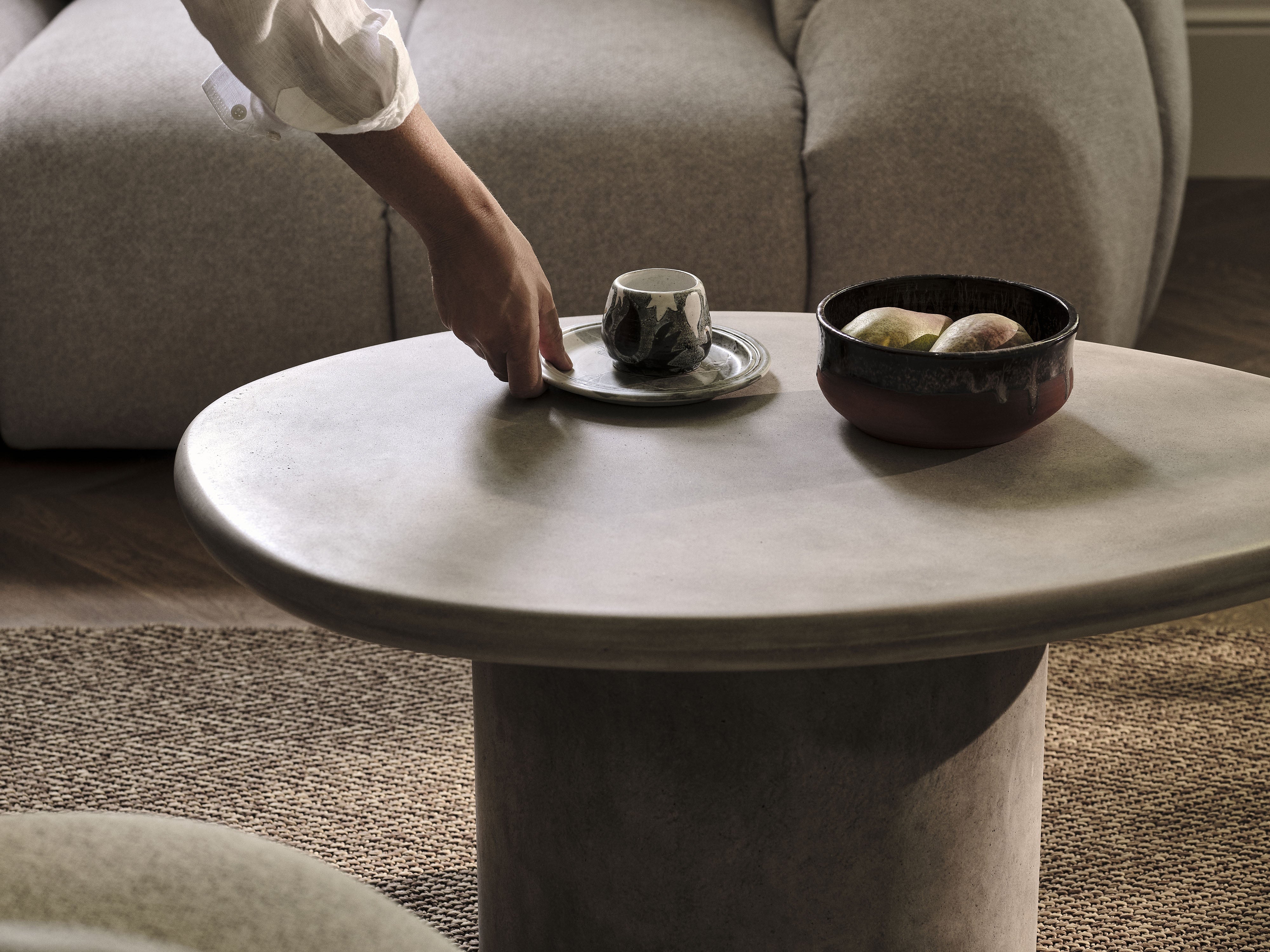 DARIA Gray Coffee Table [ewelina] [Amelia spr]