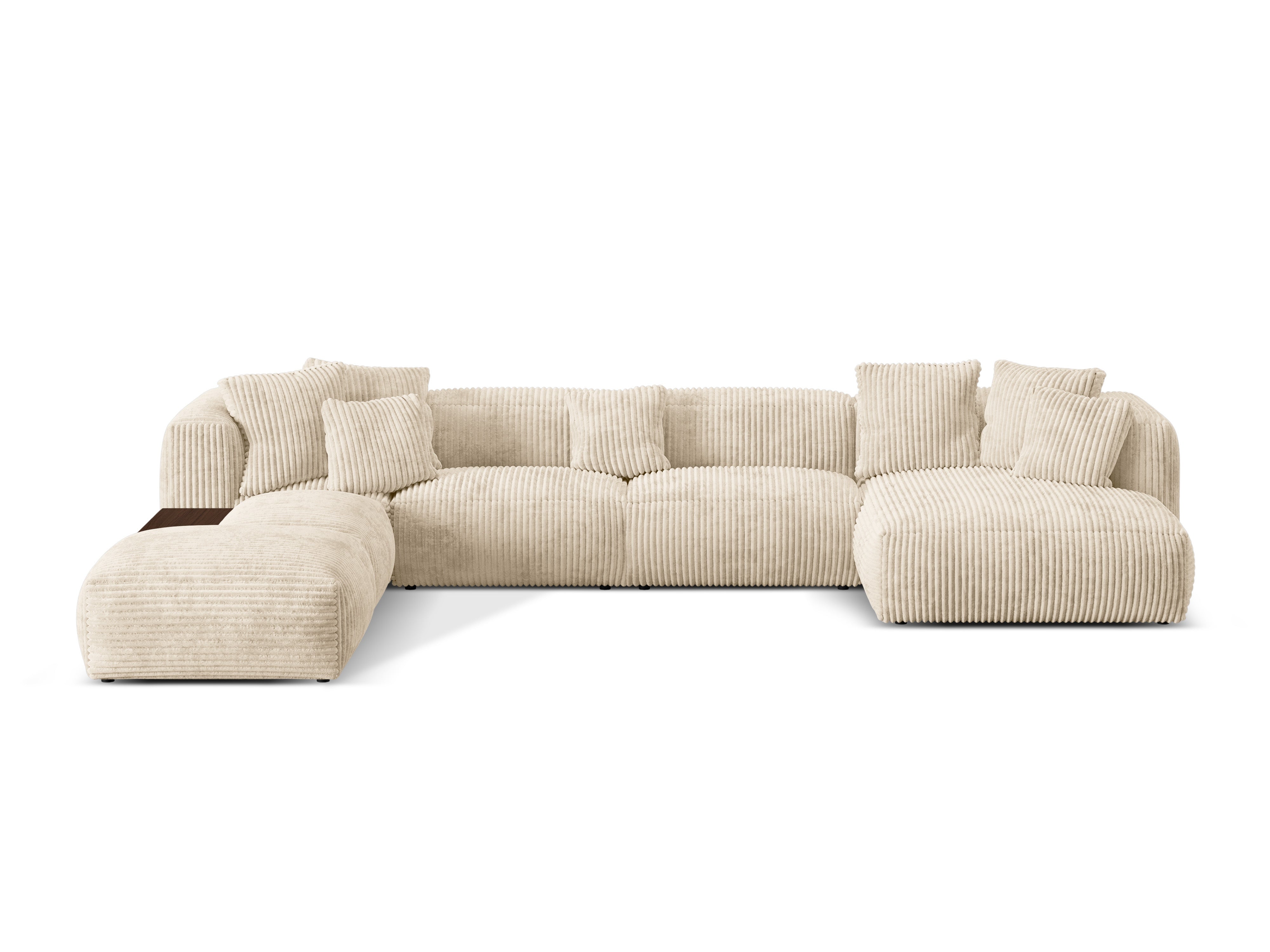 Martin links -Ecke Martin Light Beige Corduroy