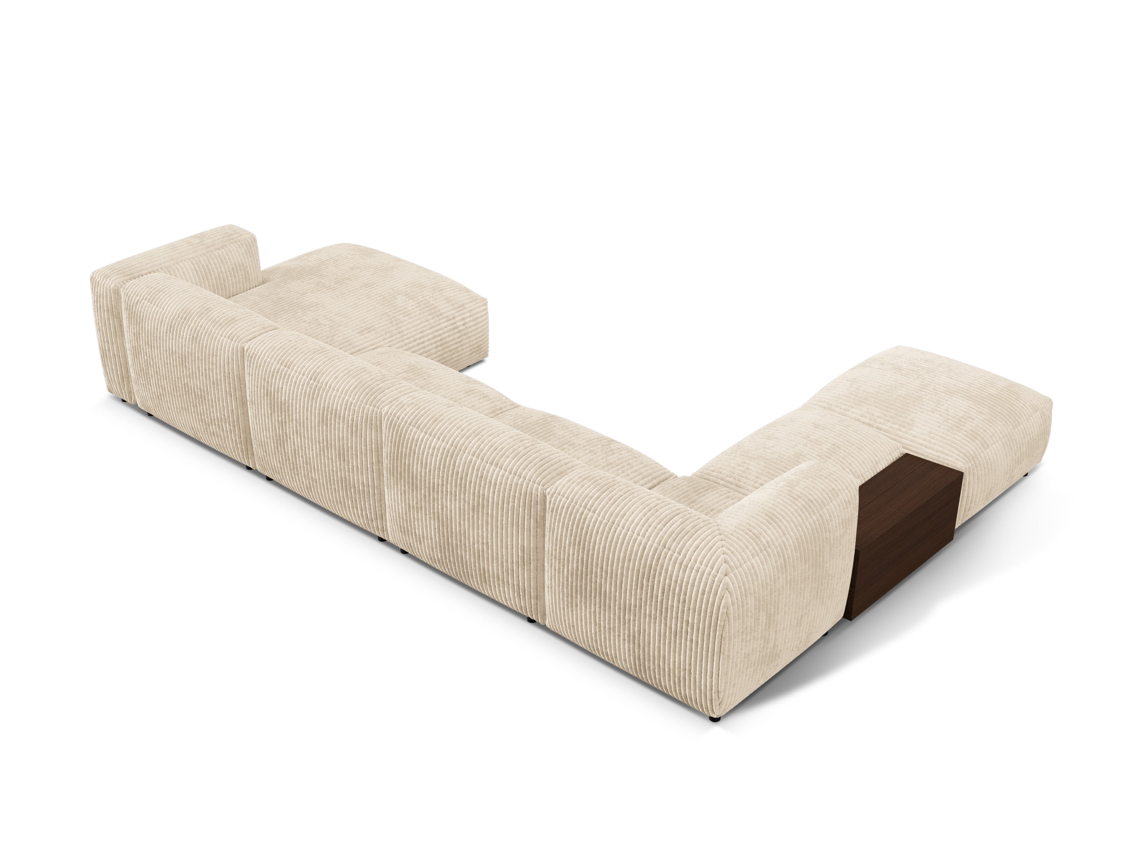 Martin links -Ecke Martin Light Beige Corduroy