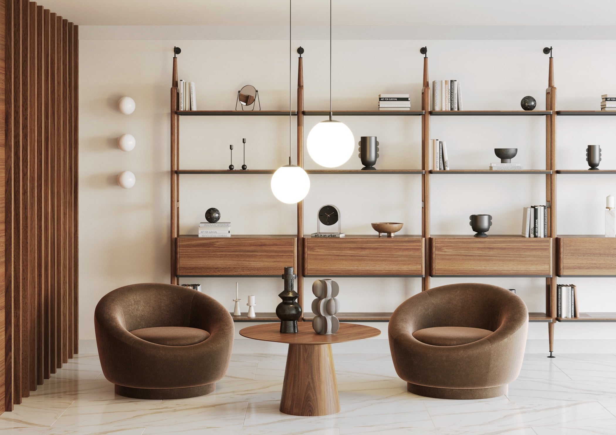 Wandleuchte MIJA gebürstetes Titan