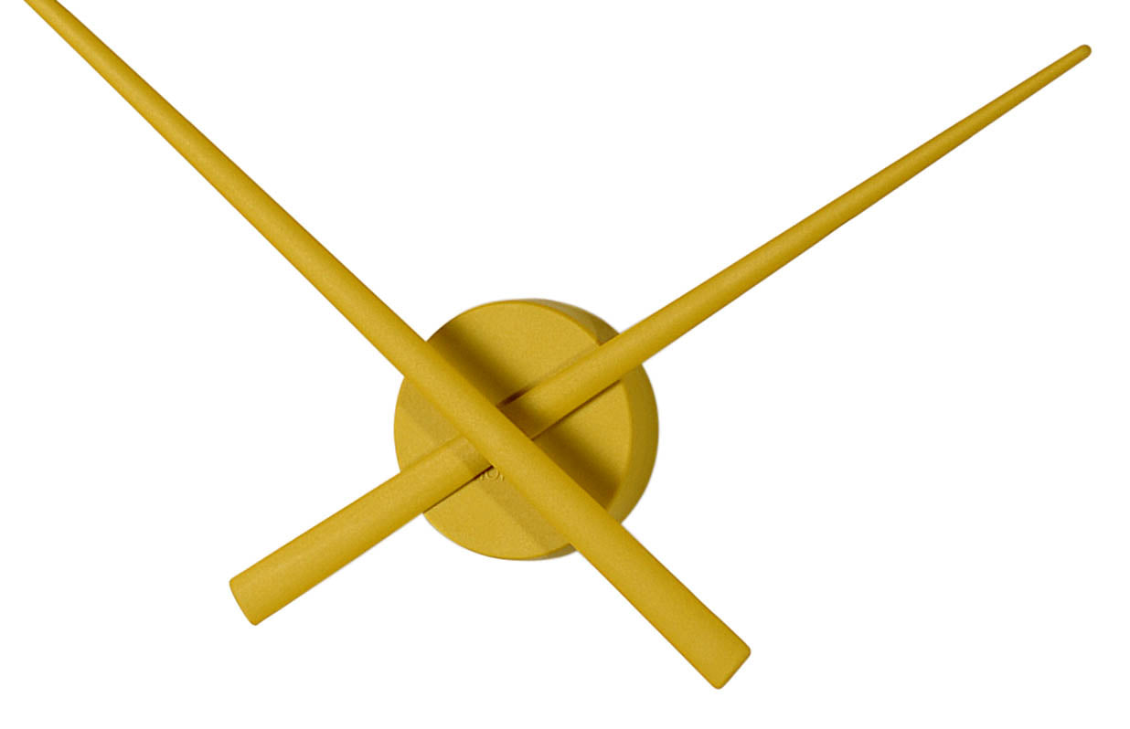 Mustard Wall Clock OJ