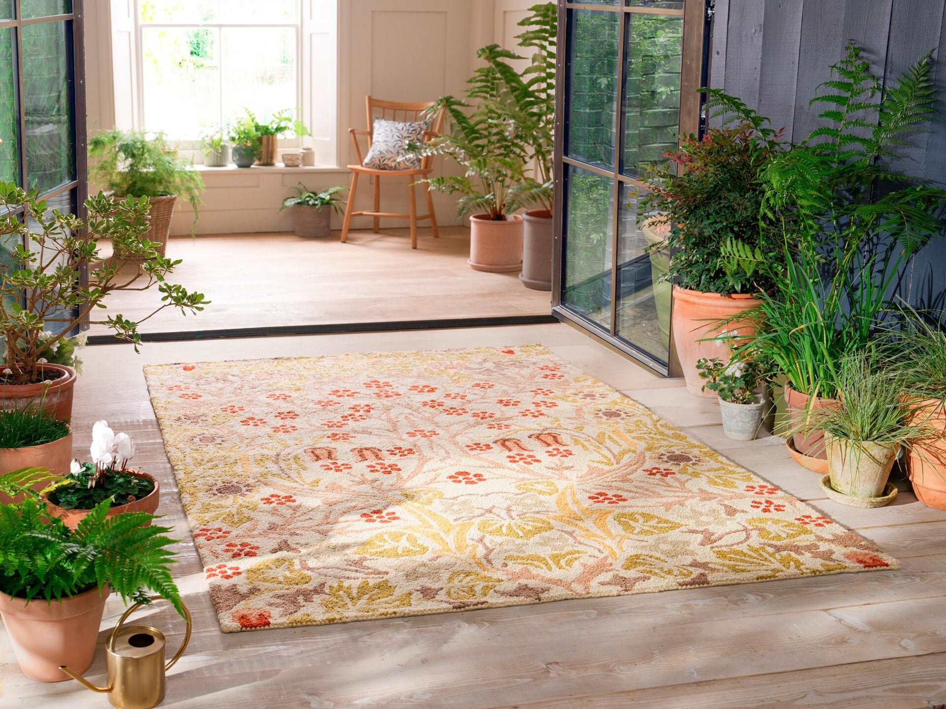 BLACKTHORN WHEAT Outdoor-Teppich beige 