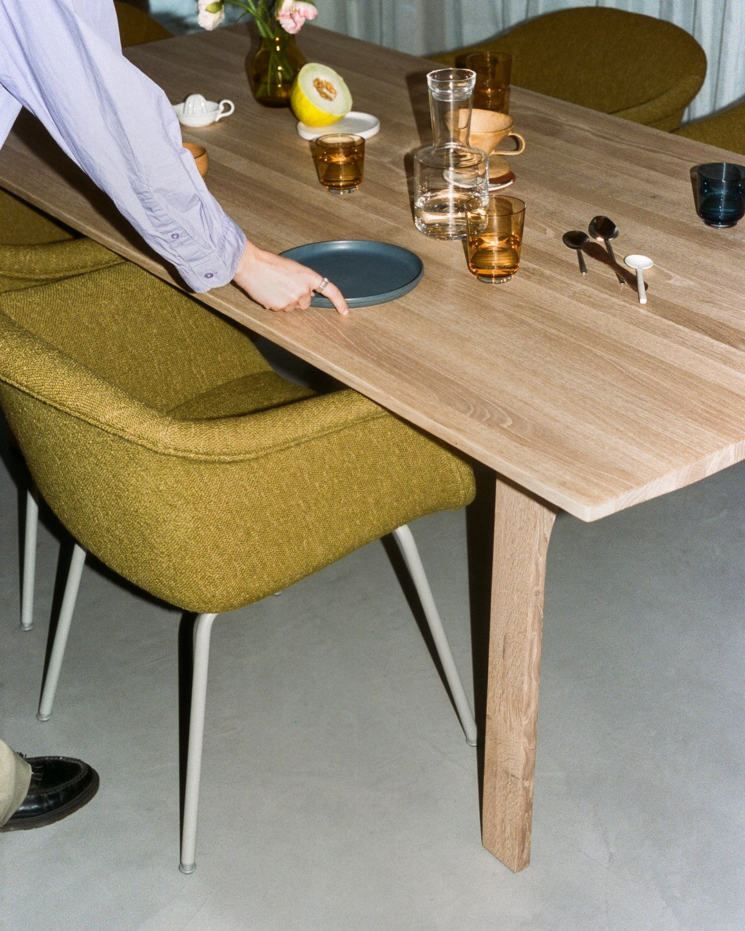 Extendable Table EARNEST Oiled Oak