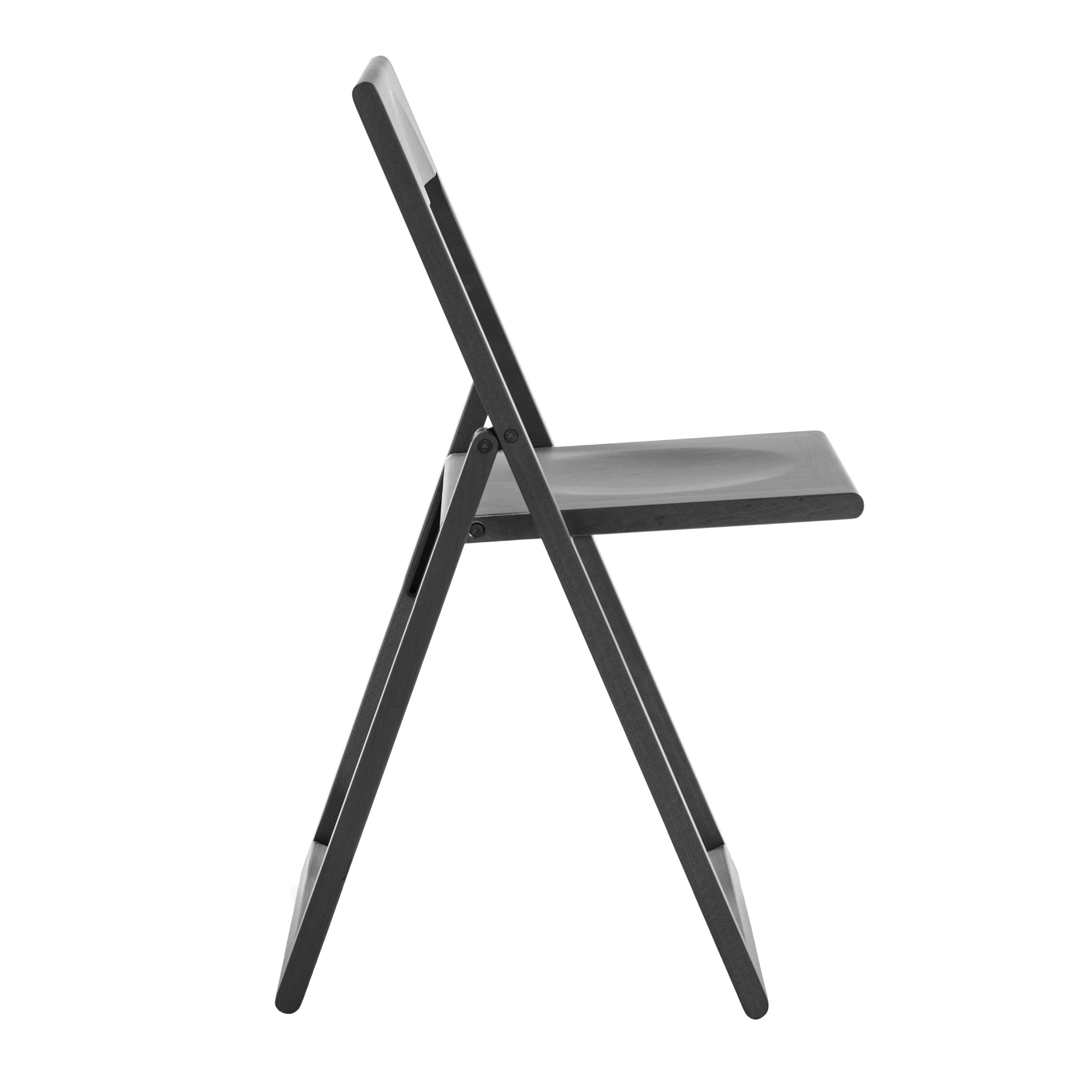 AVIVA folding chair black beech wood