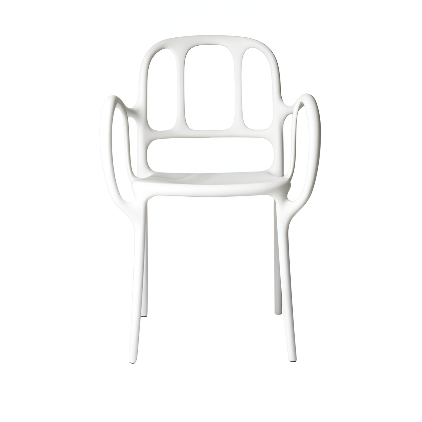 MILA Outdoor-Stuhl weiß