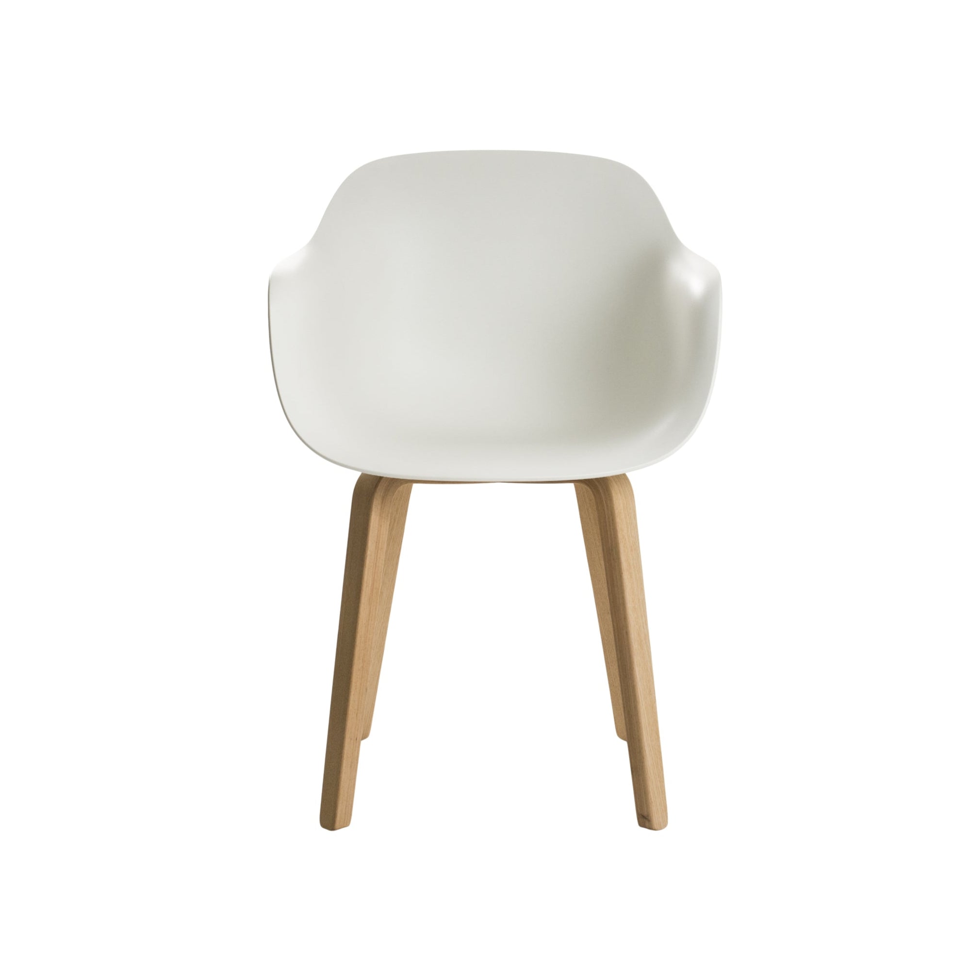 SUBSTANCE armchair in white with an ash base
