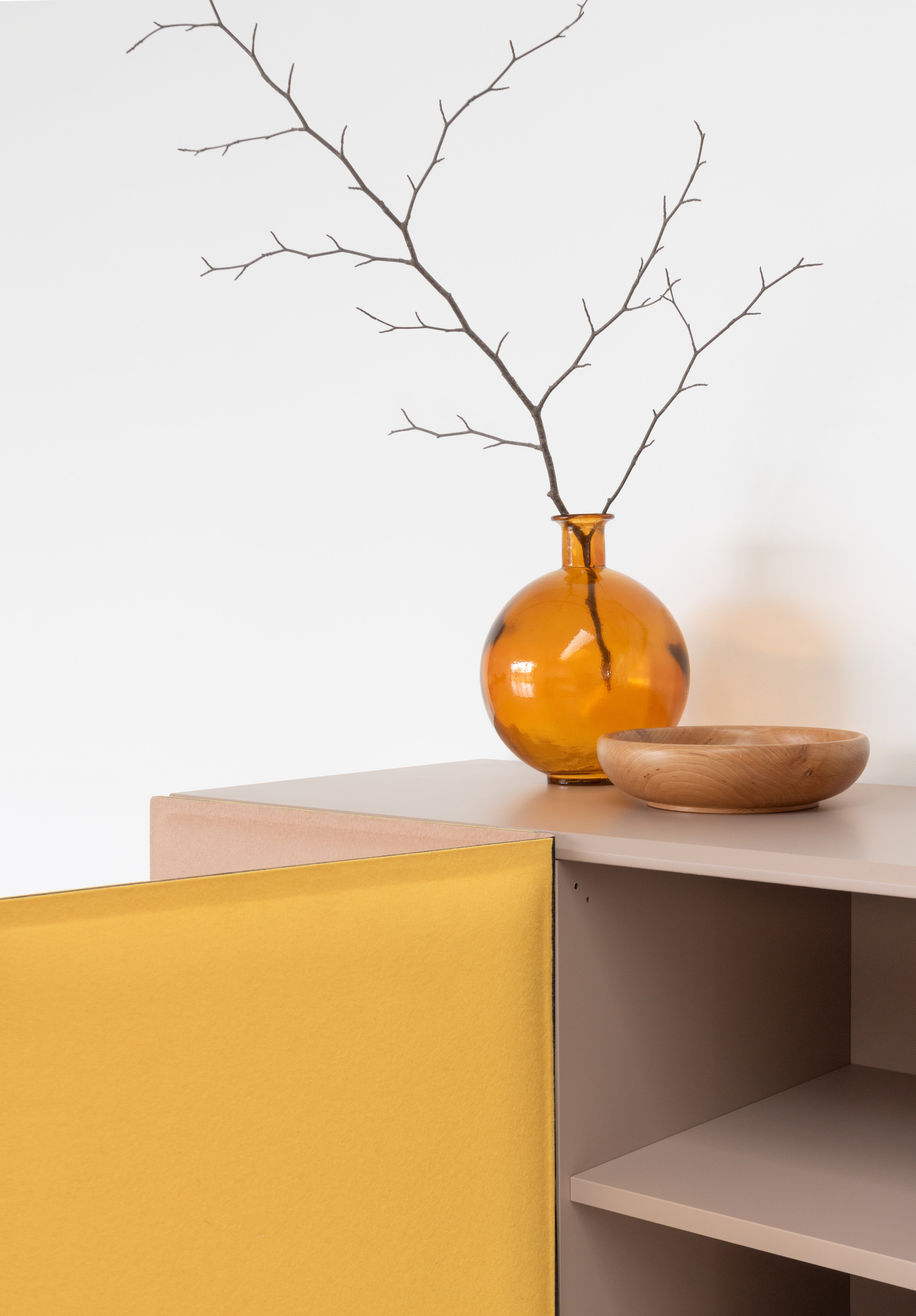 TACITO Schrank beige Filz