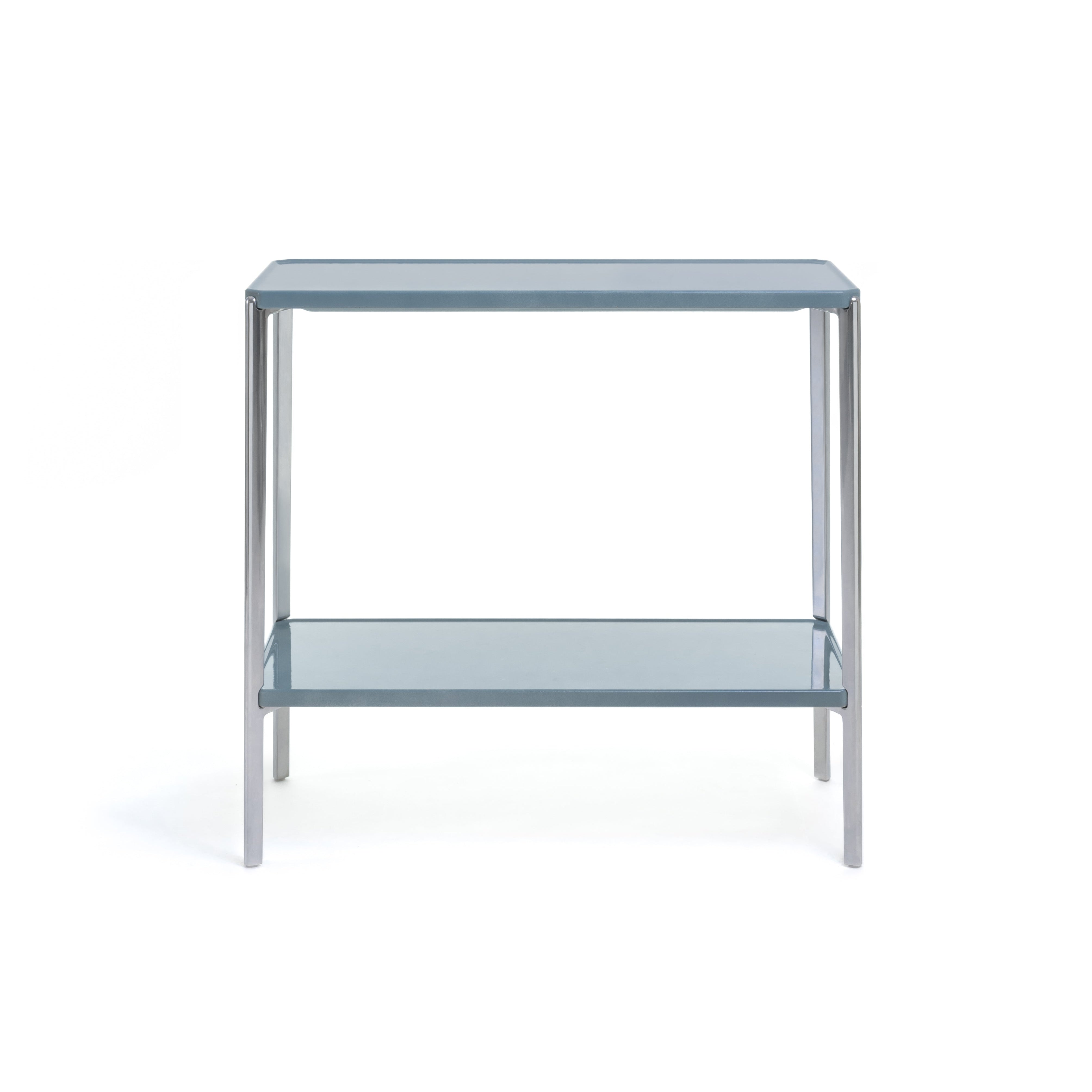 TAMBOUR shelf blue concrete