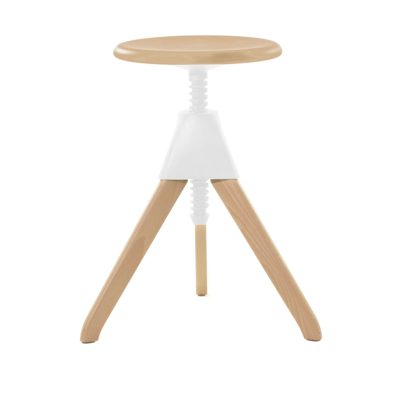 Adjustable stool TOM & JERRY beech wood