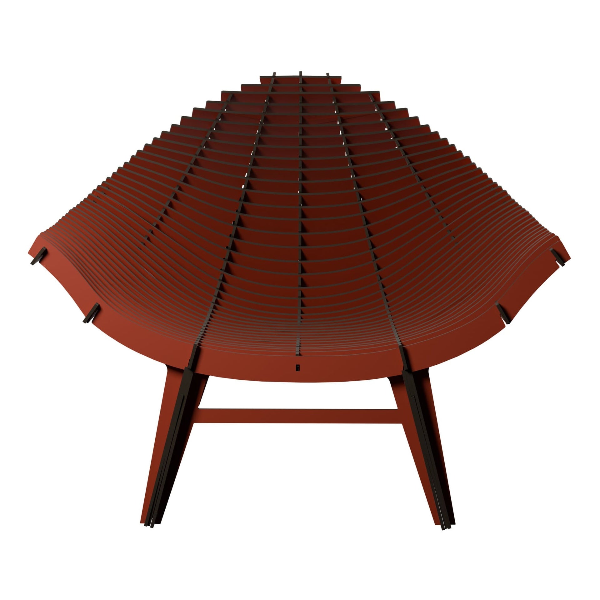 Außenstuhl MANTA in Orange