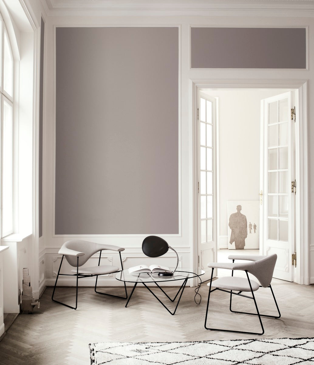 Couchtisch PEDRERA Glas mit messingfarbenem Gestell