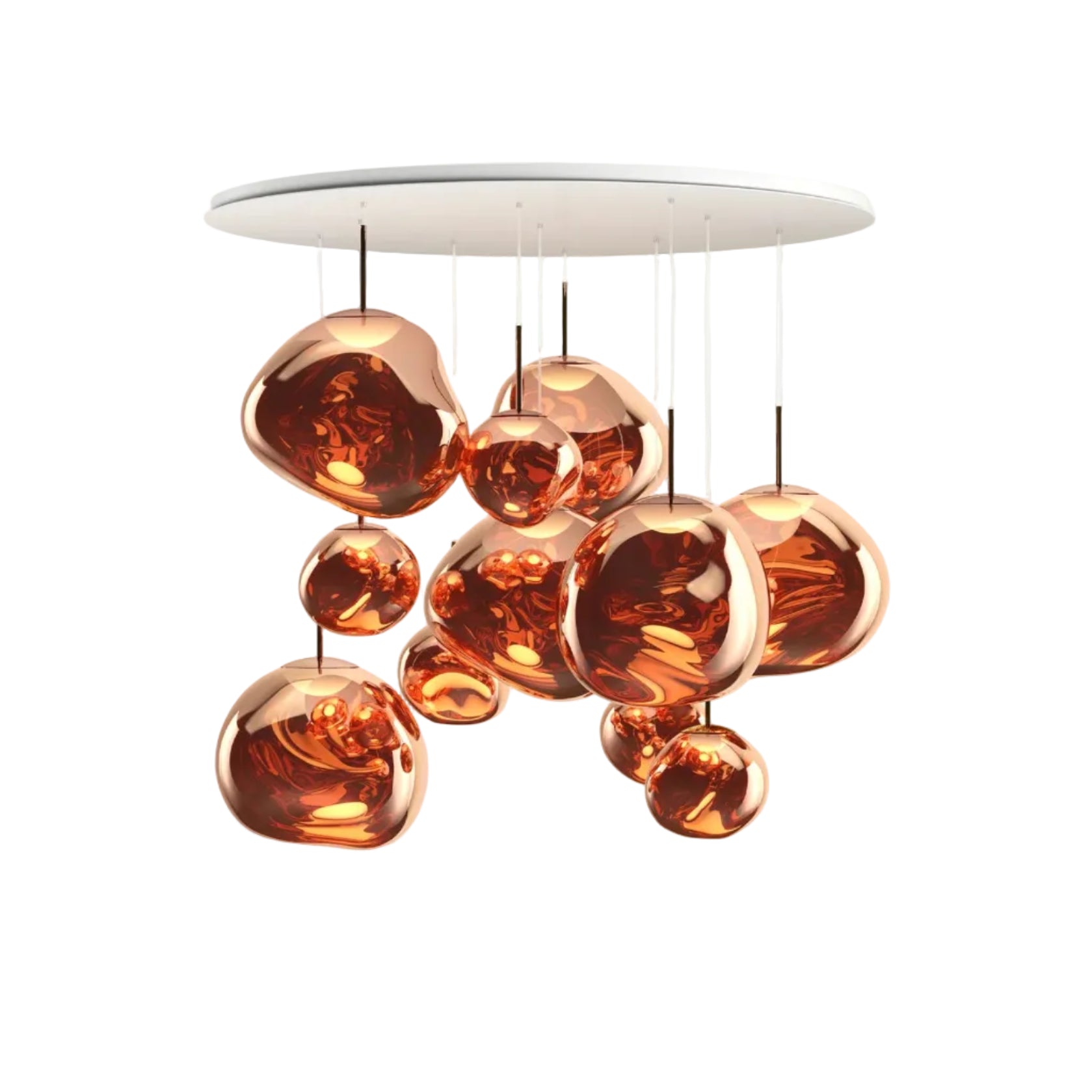 MELT MEGA Copper Ceiling Lamp