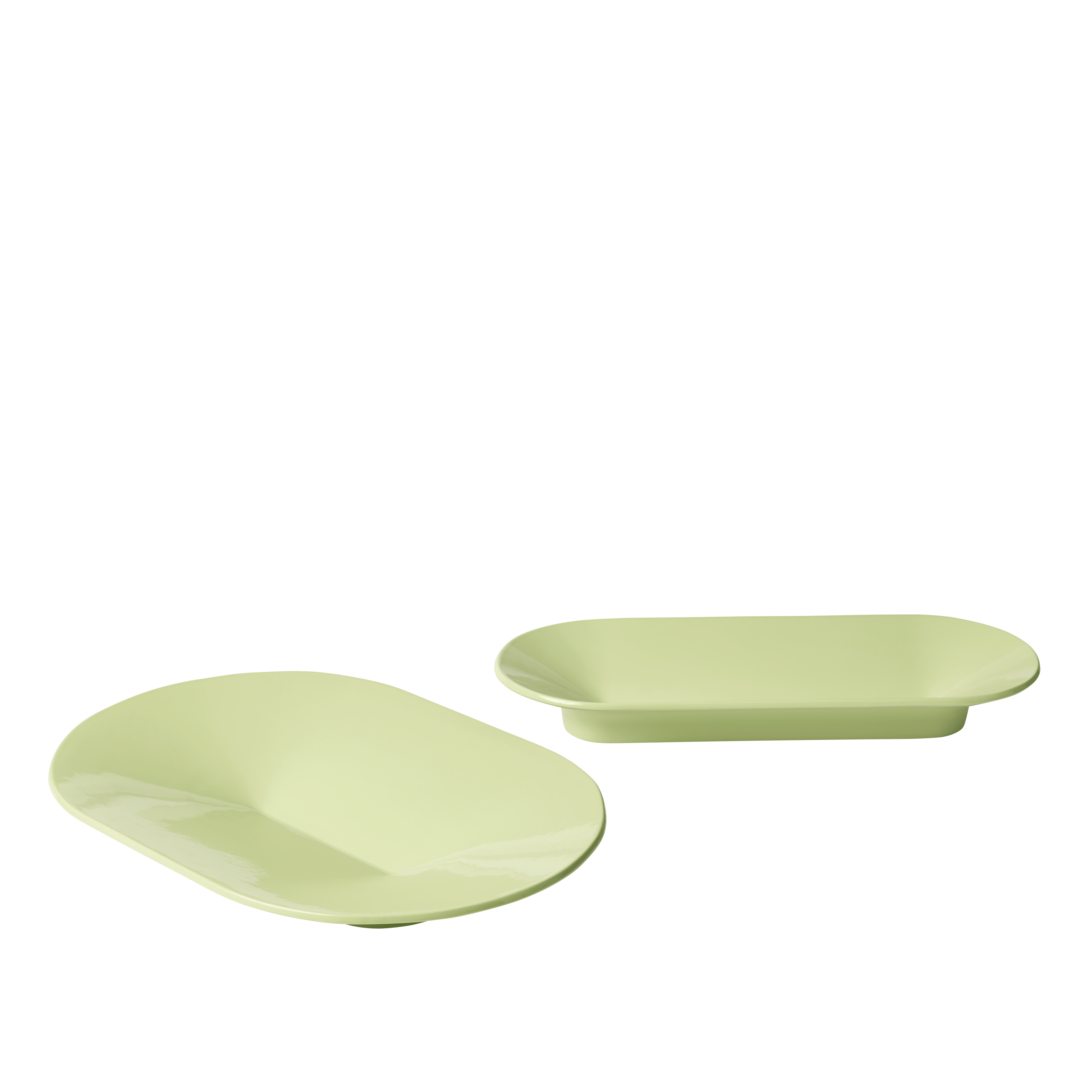 Light Green Ceramic Platter MERE