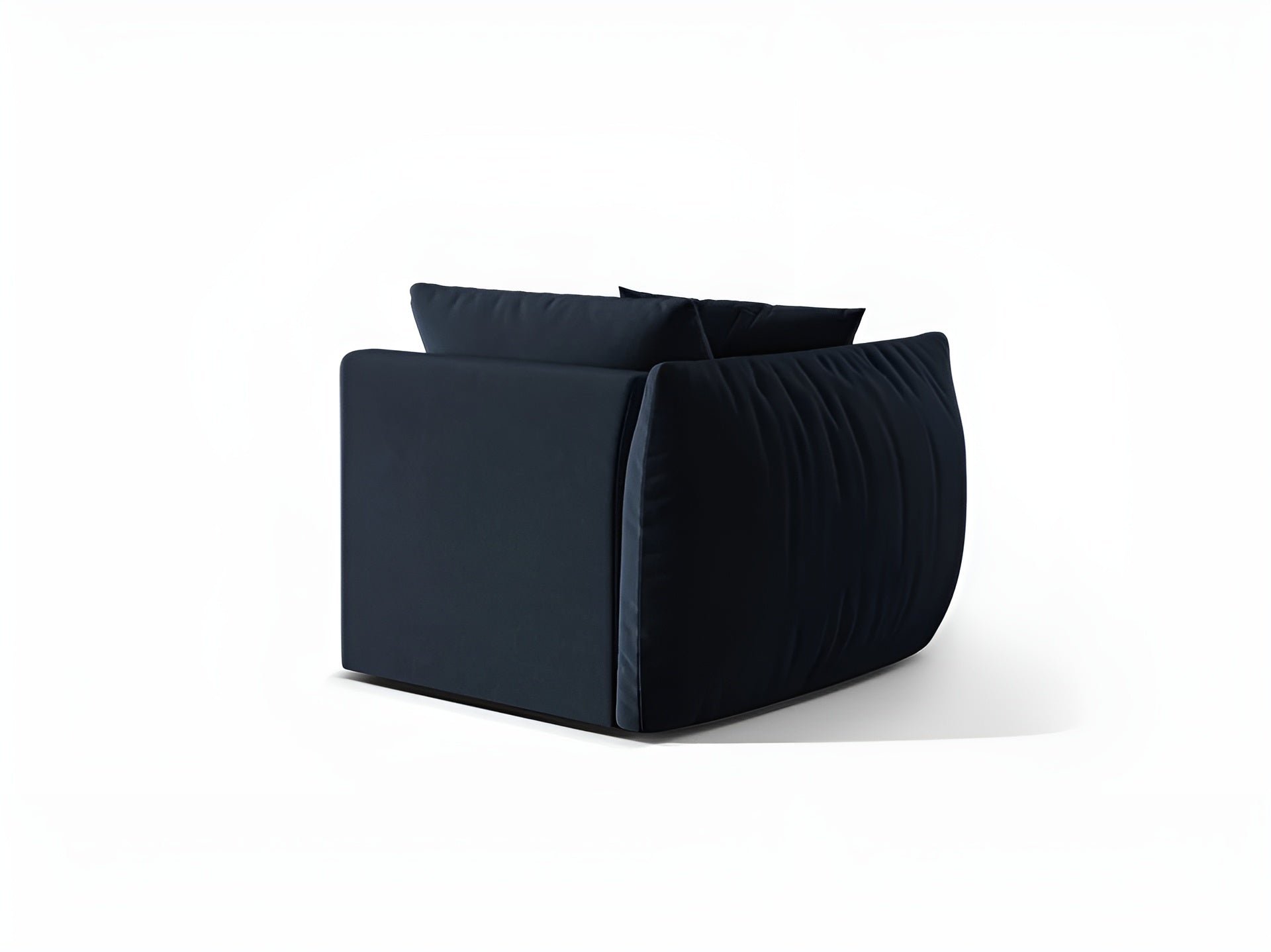 CHRIS Modular Velvet Sofa - Left Element in Royal Blue