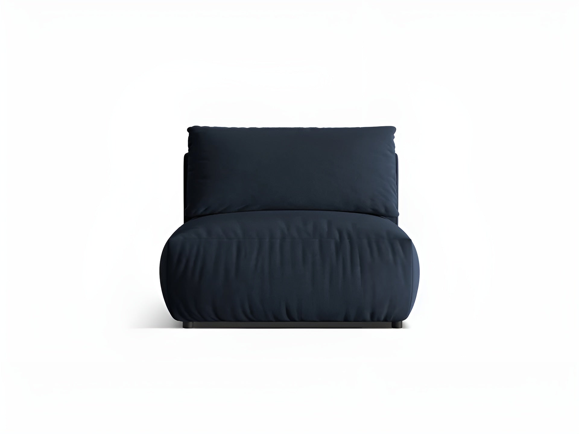 CHRIS Velvet Modular Sofa - Wide Central Element Royal Blue