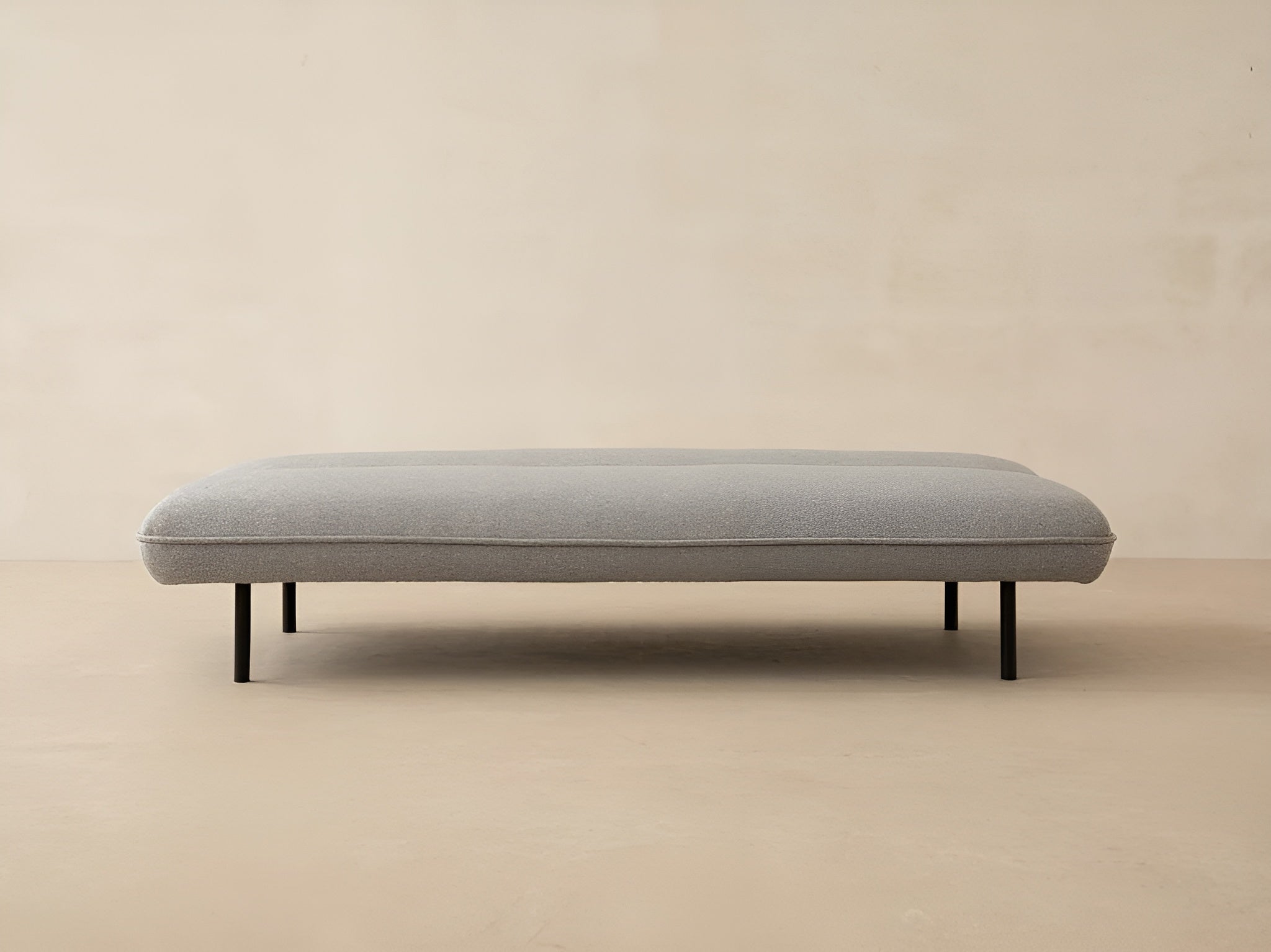 VALLS Sofa with Sleeping Function Gray Chenille