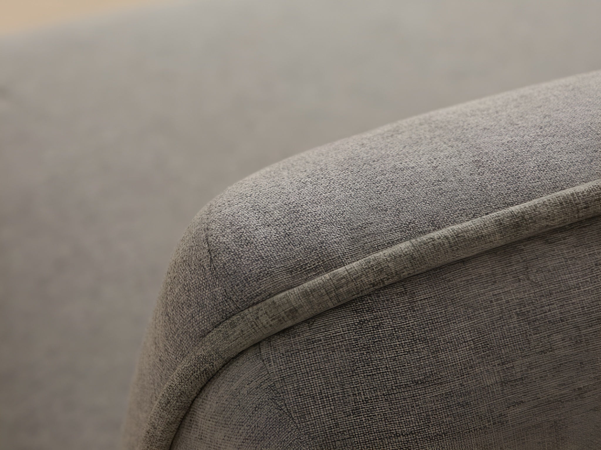 VALLS Sofa with Sleeping Function Gray Chenille