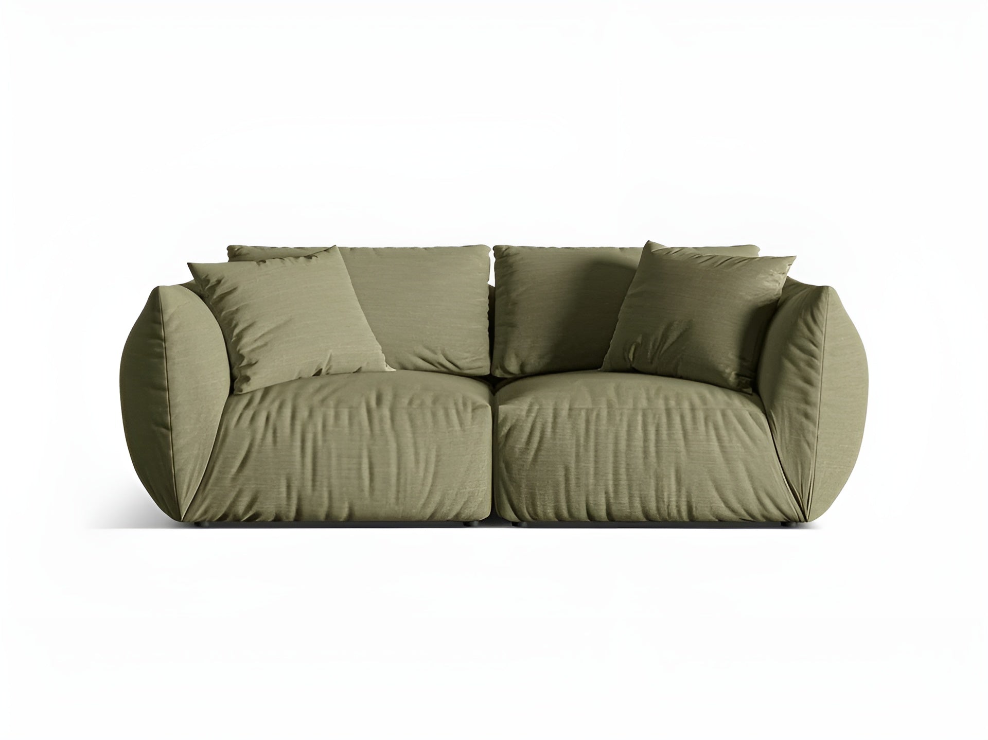 3-seater Sofa CHRIS light green chenille