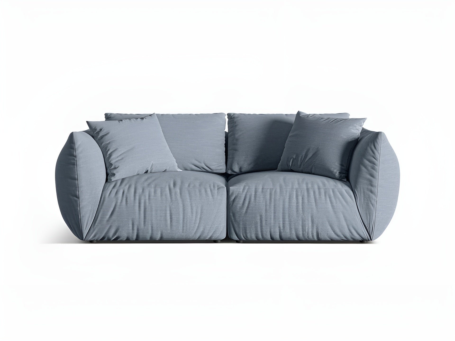 3-seater Sofa CHRIS light blue chenille