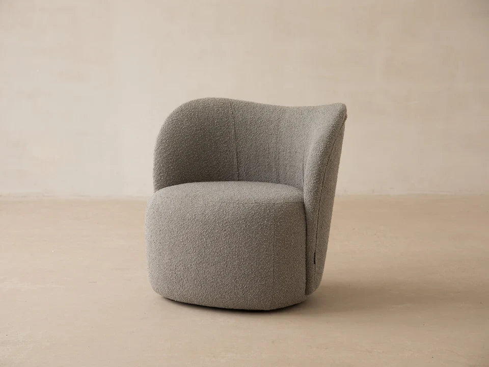 Saamit boucle chair gray