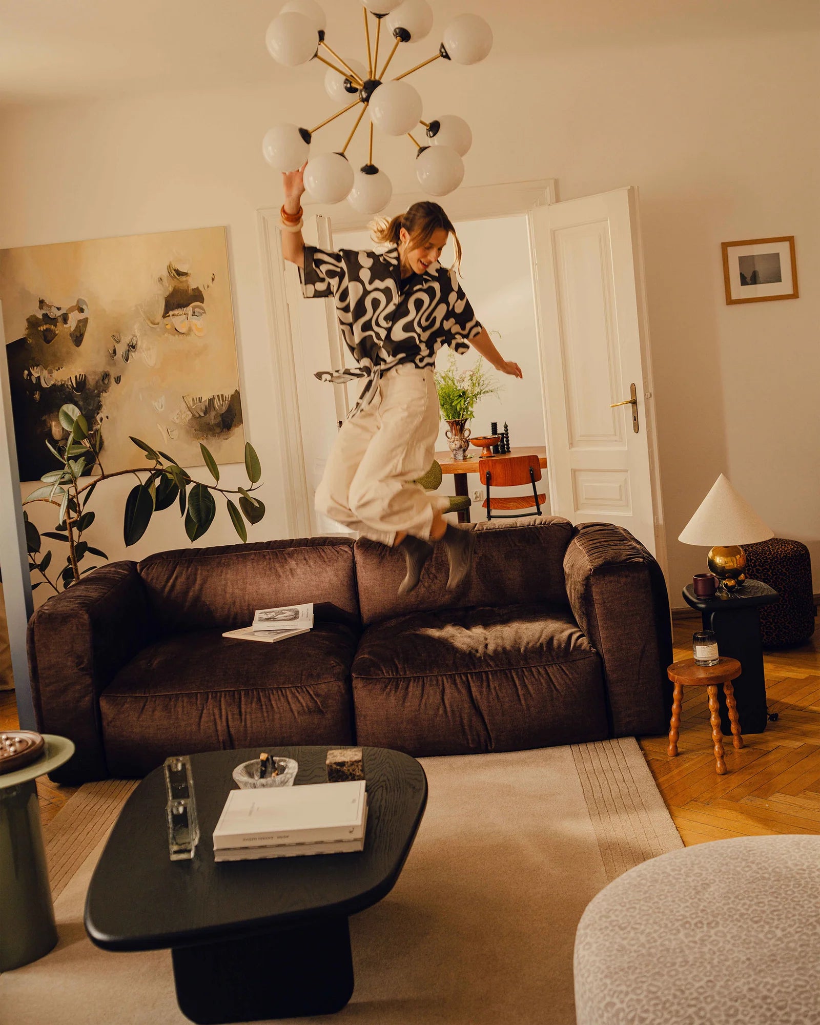 Ecksofa links mit Schlaffunktion MARTINA hellbeige