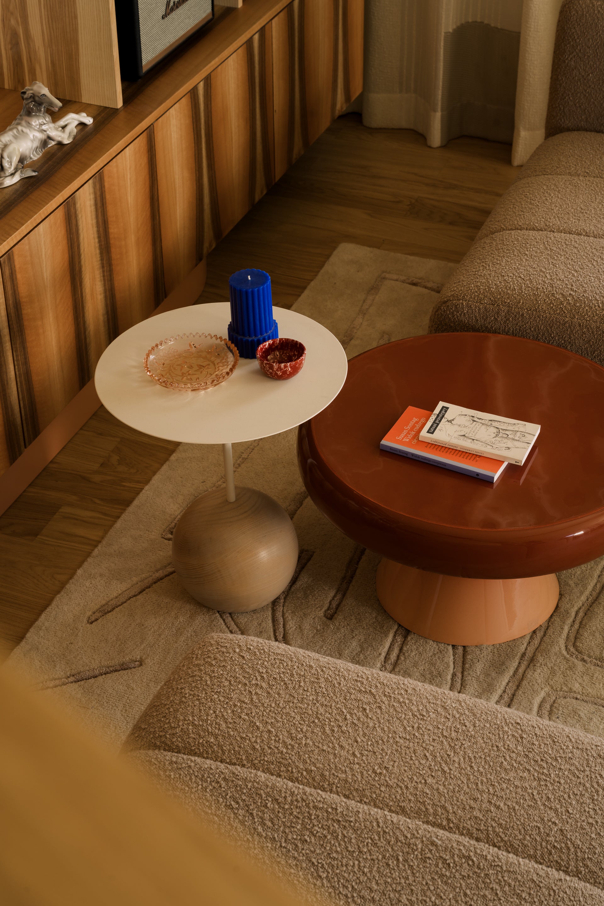 Kaffeetisch AN SU Holz und Stahl
