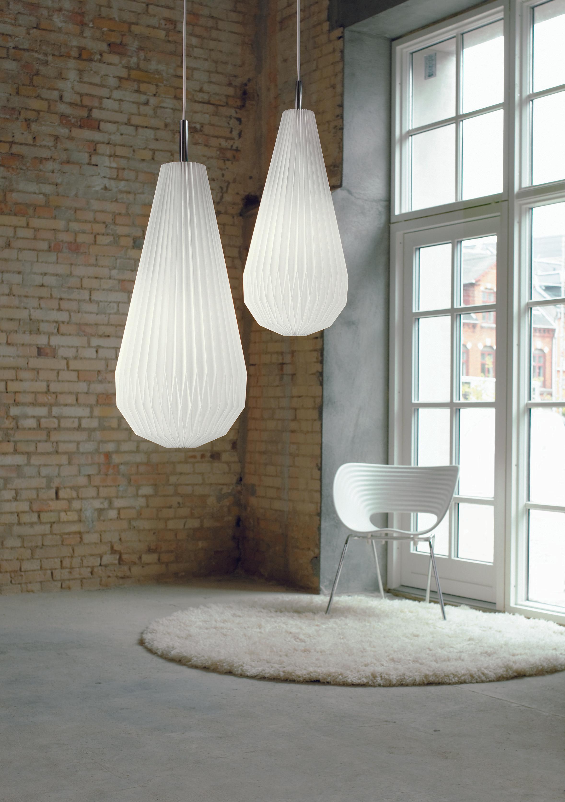 Hanging Lamp MODEL 181 COMET white with silver