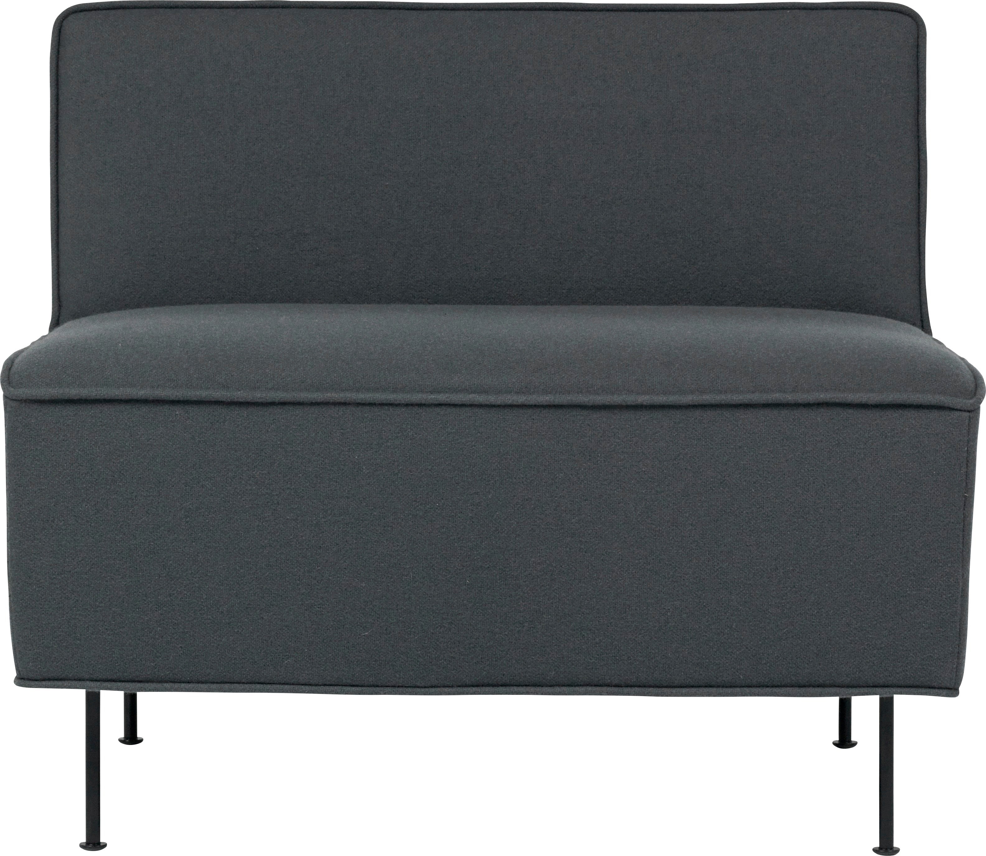 Sessel MODERN LINE gepolstert mit schwarzem Gestell