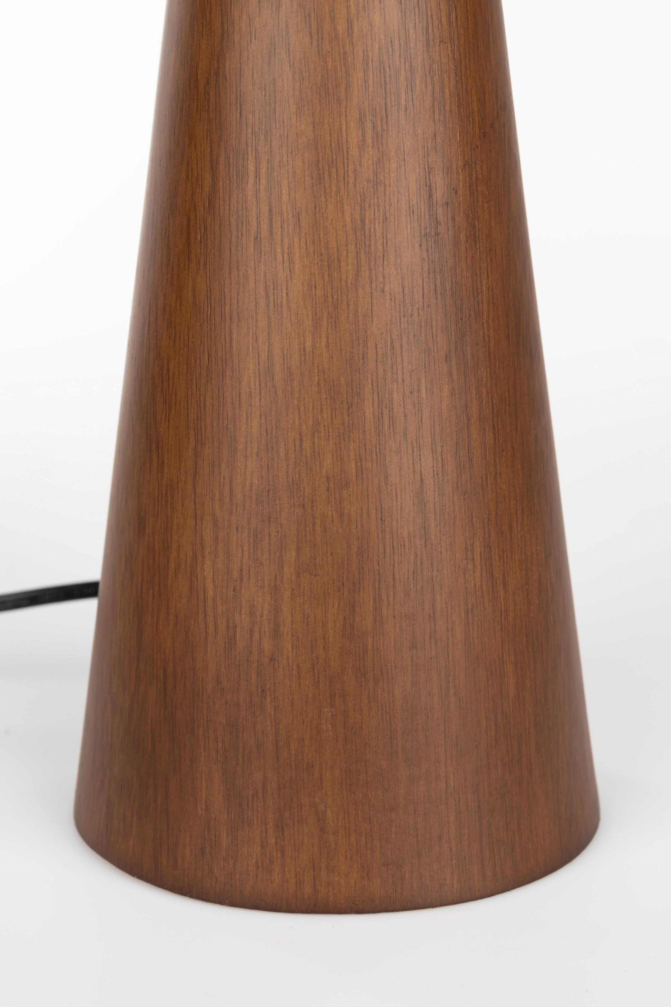 Lampa stołowa MOREL fornir akacjowy