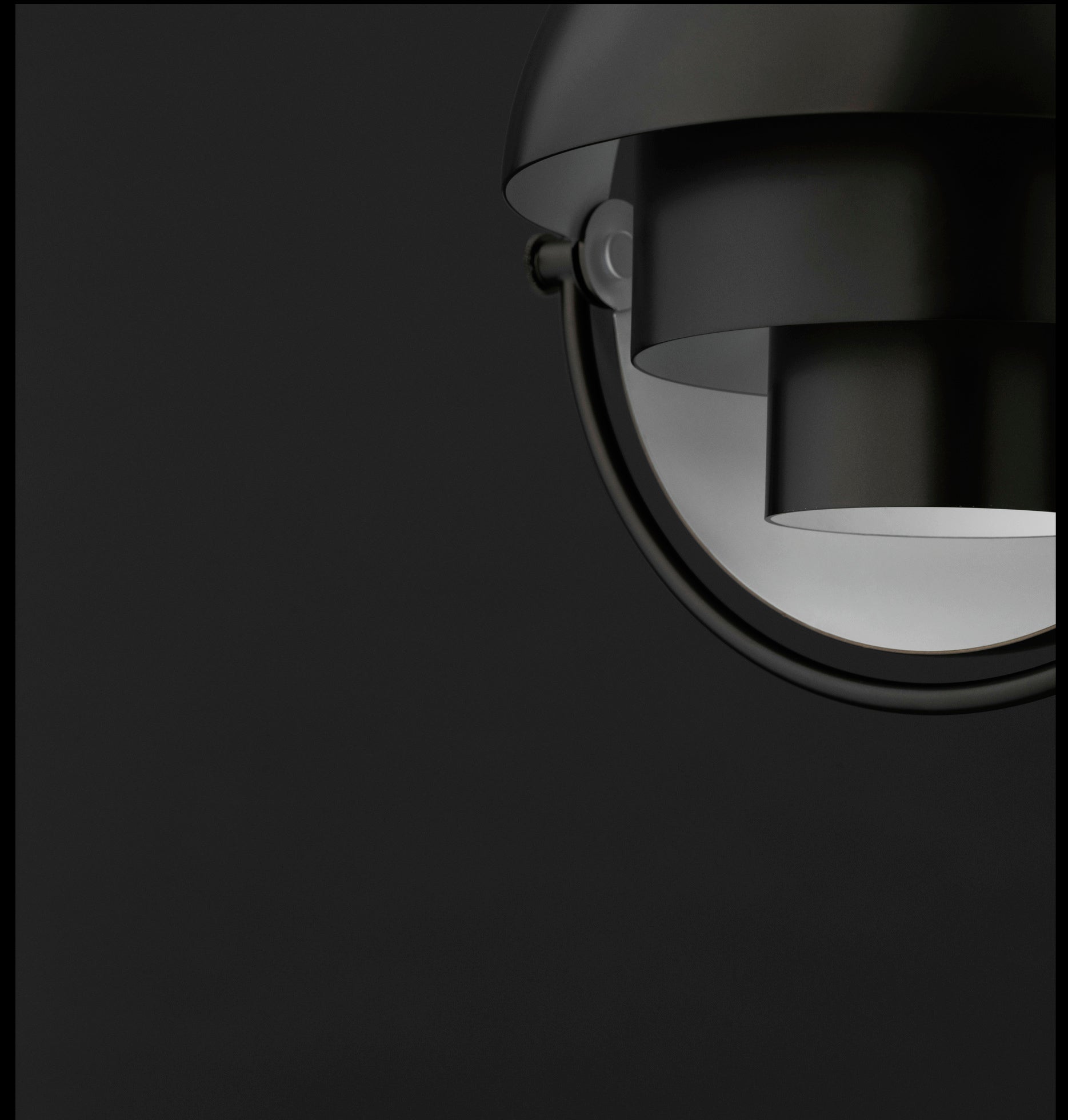 MULTI-LITE Pendelleuchte, schwarz glänzend