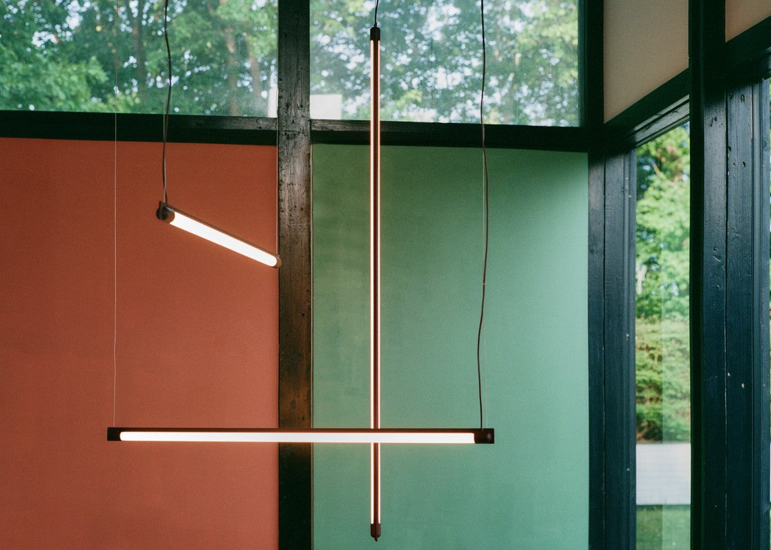 Lampa wisząca FINE bordowy