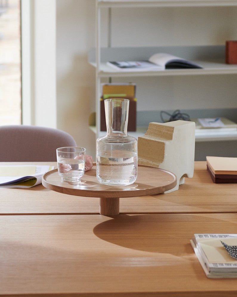 LINEAR SYSTEM Office Desk - CONFIGURATION 2 Oak Veneer