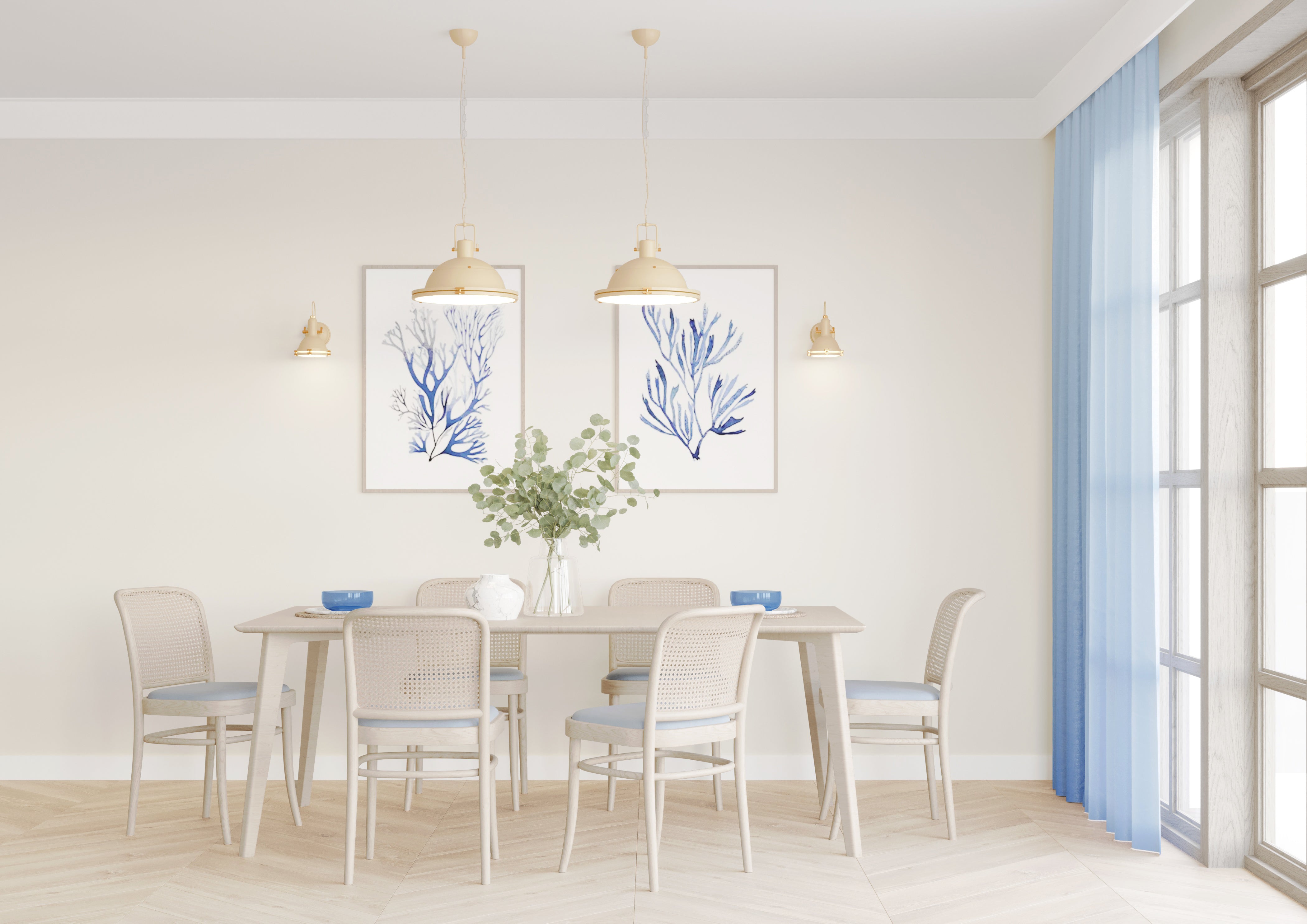 NAUTILIUS chrome wall lamp