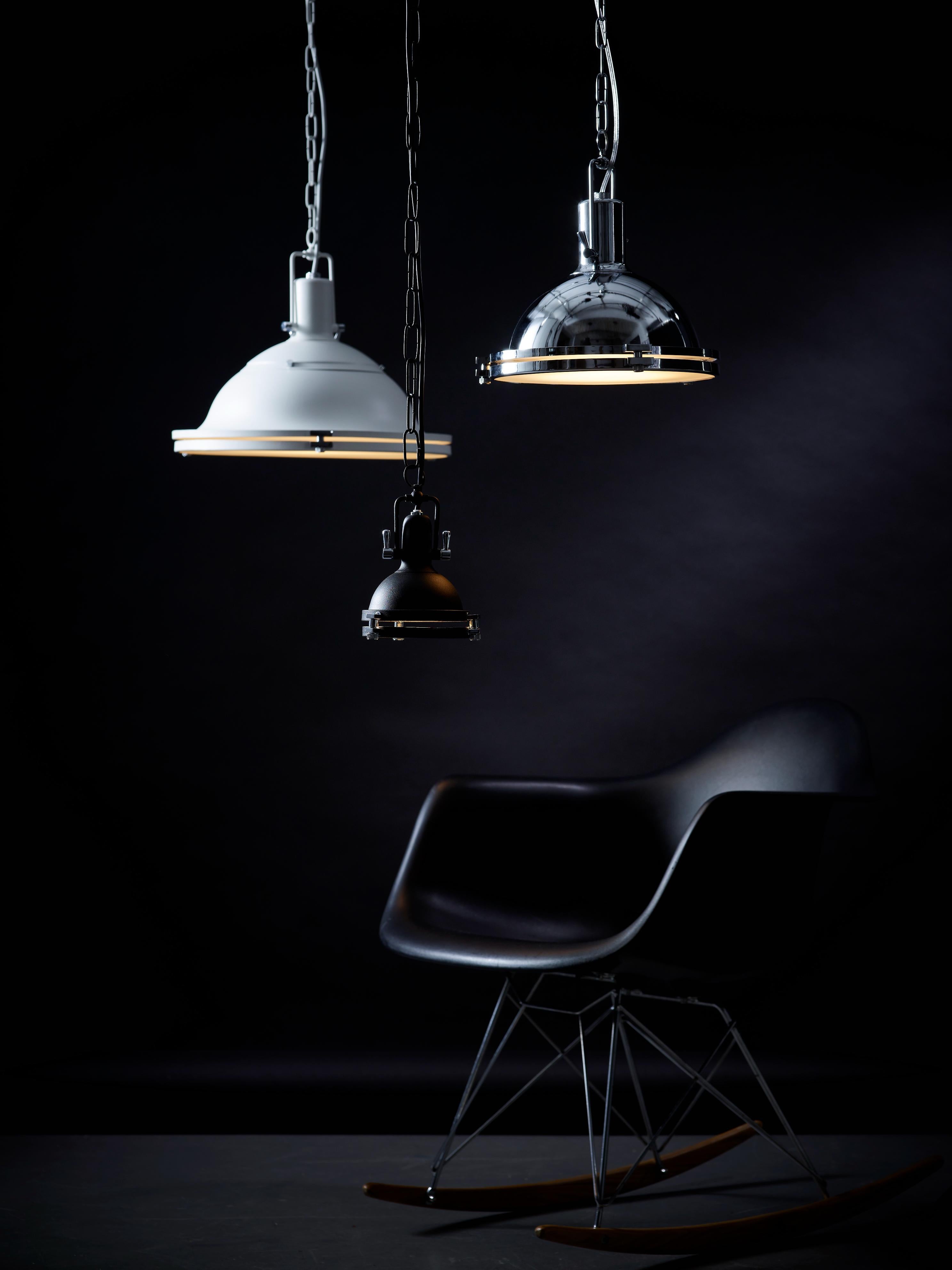 NAUTILIUS chrome pendant lamp