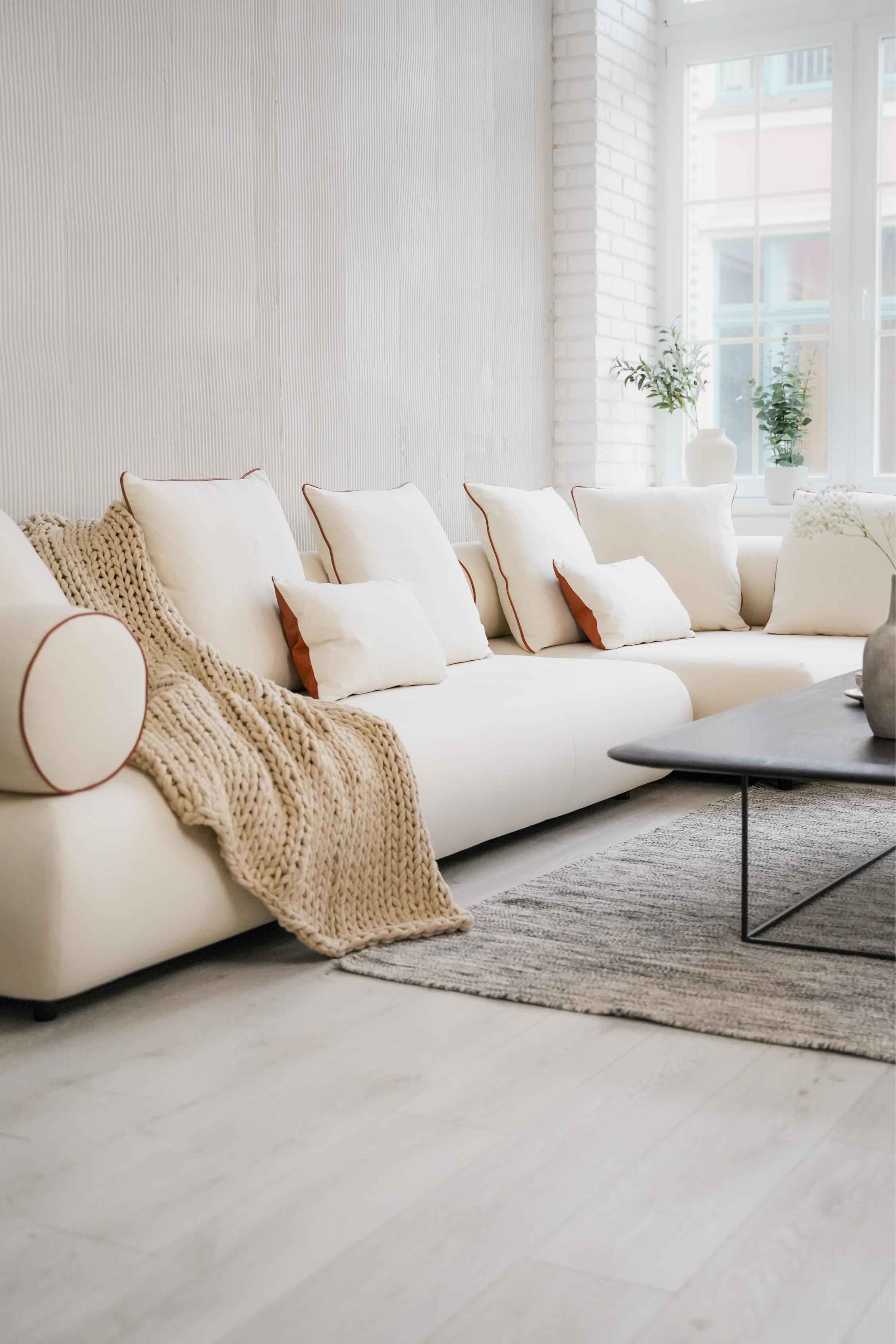 Linkes Ecksofa CASABLANCA personalisiert