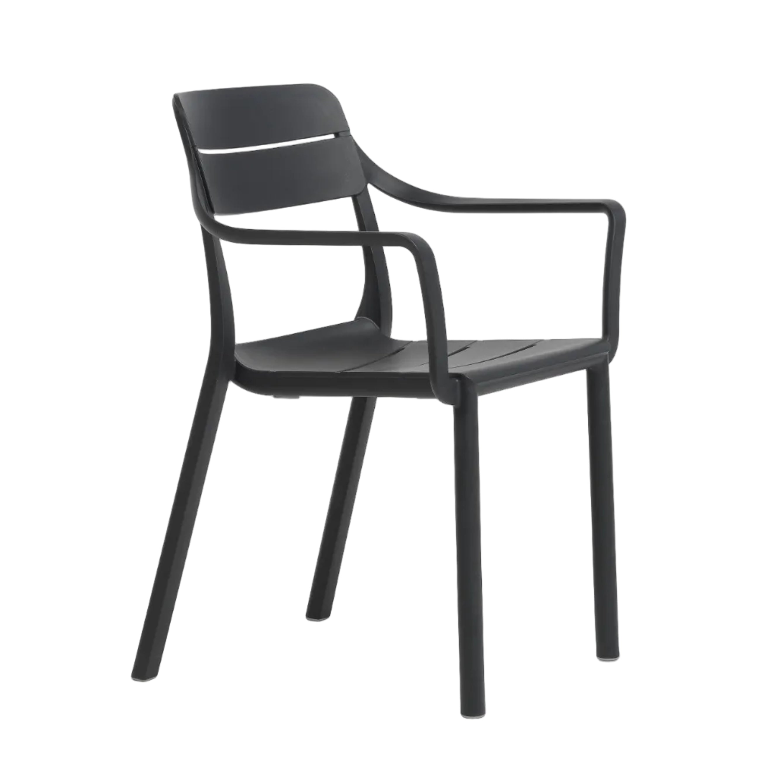 Outdoor chair with armrests CASSIA anthracite